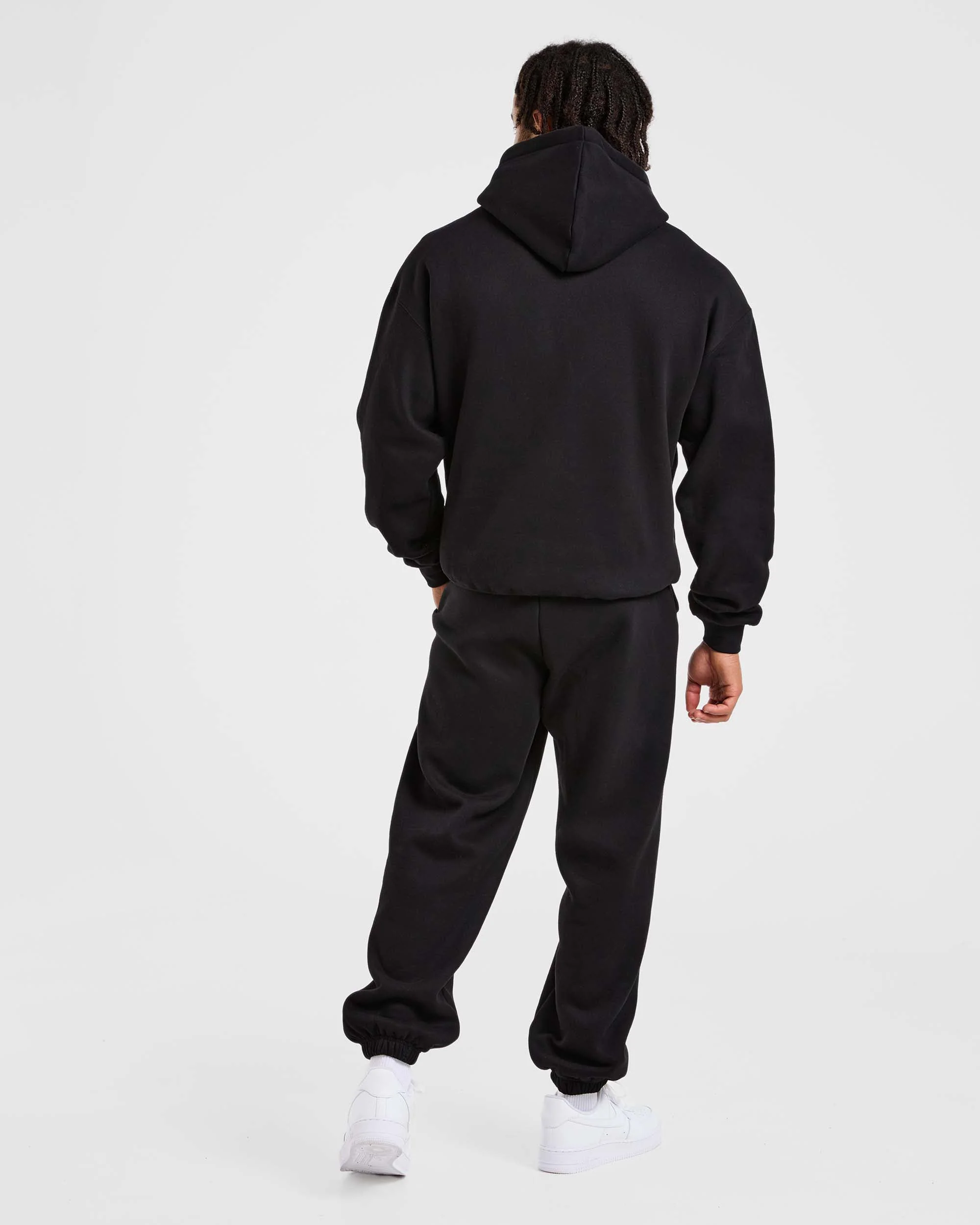 Academy Oversized Hoodie - Black - Image 4