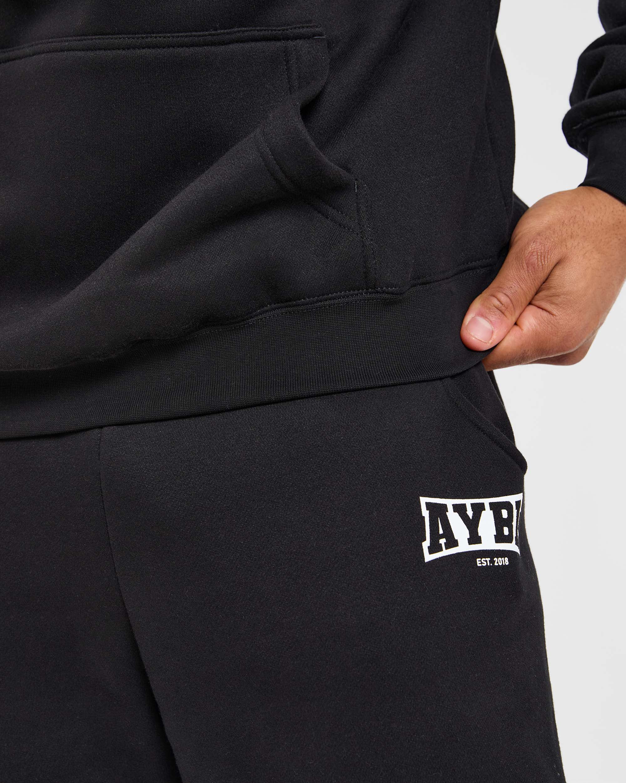 Academy Oversized Hoodie - Black - Image 6