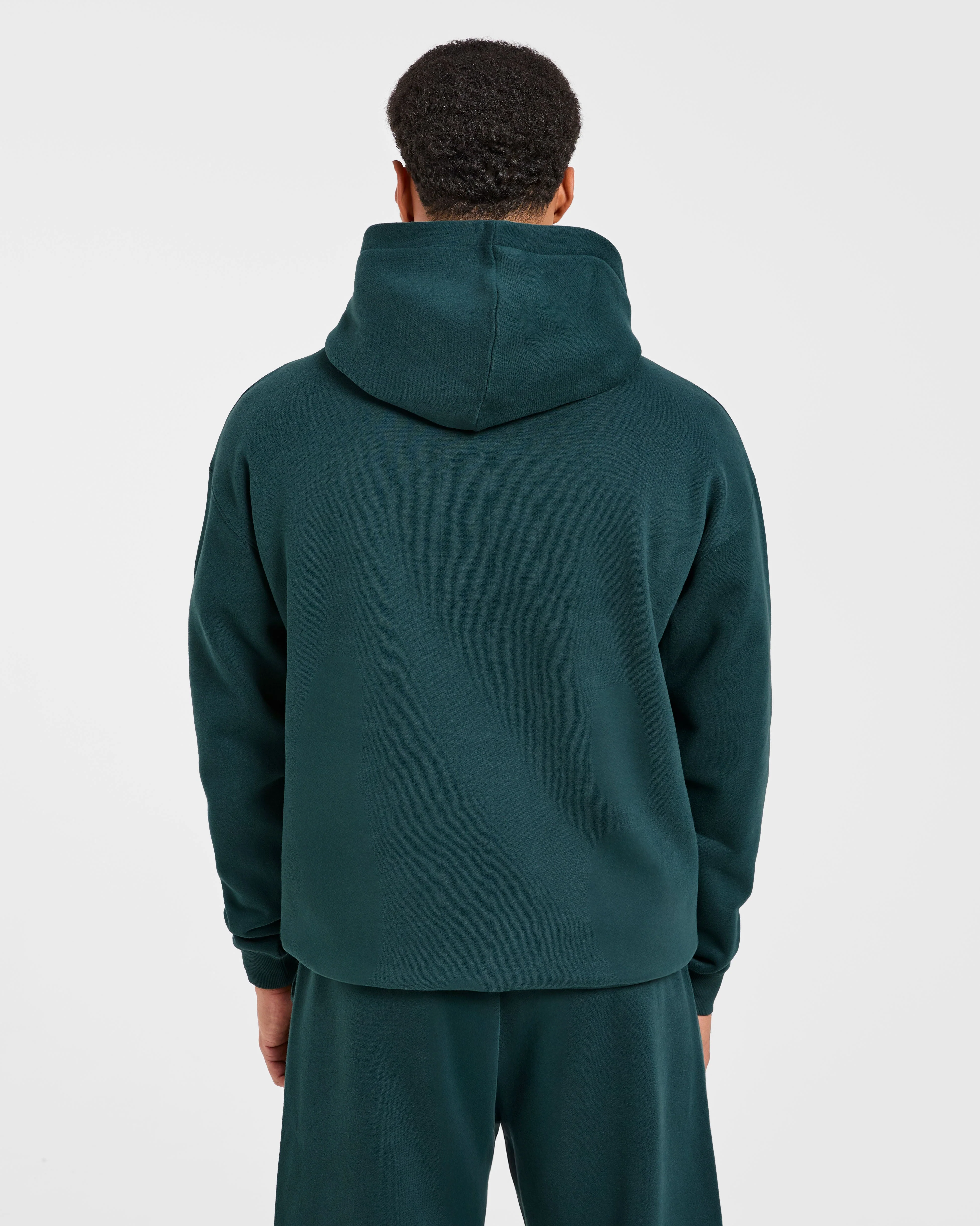 Academy Oversized Hoodie - Pine Green - Image 2