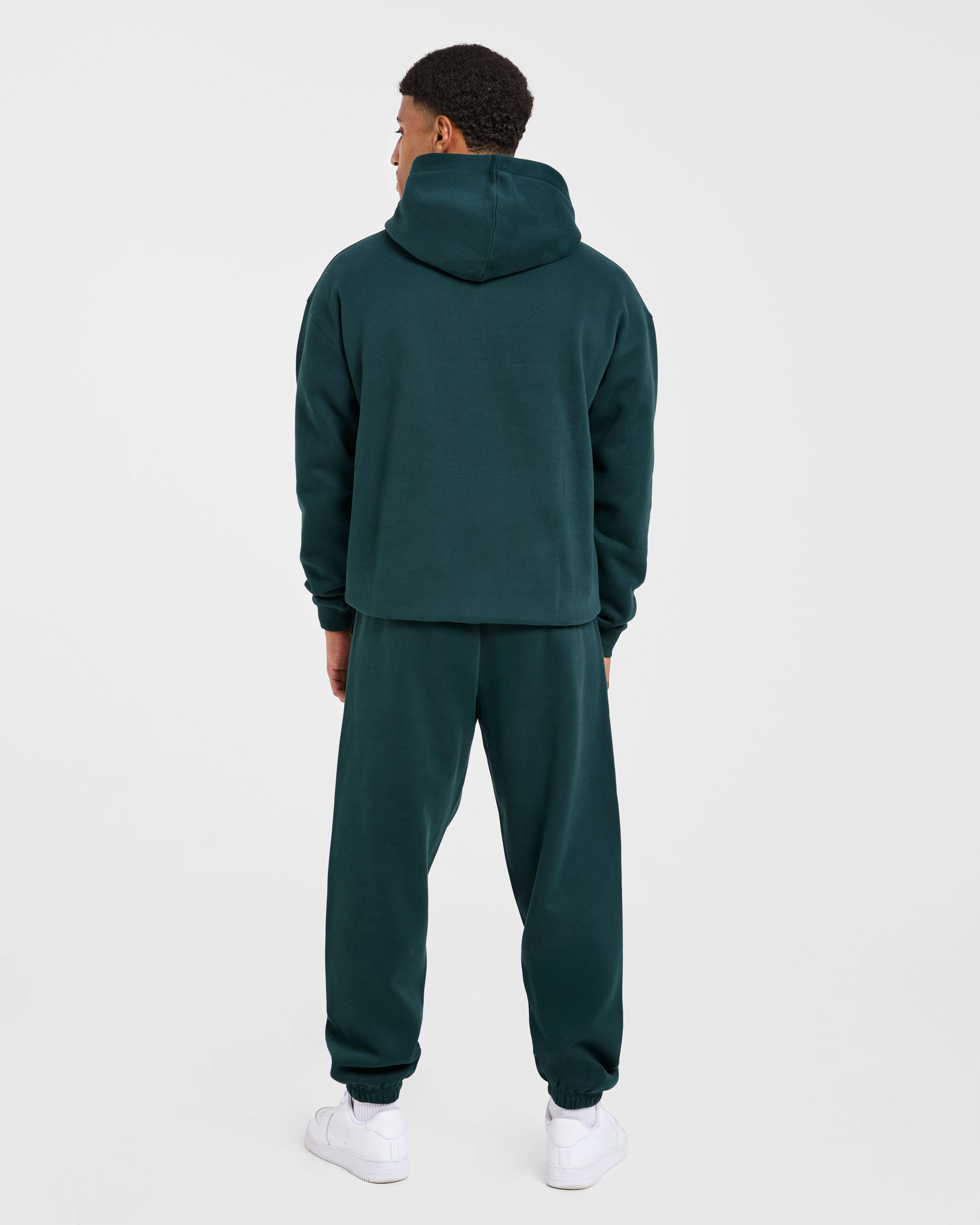 Academy Oversized Hoodie - Pine Green - Image 4