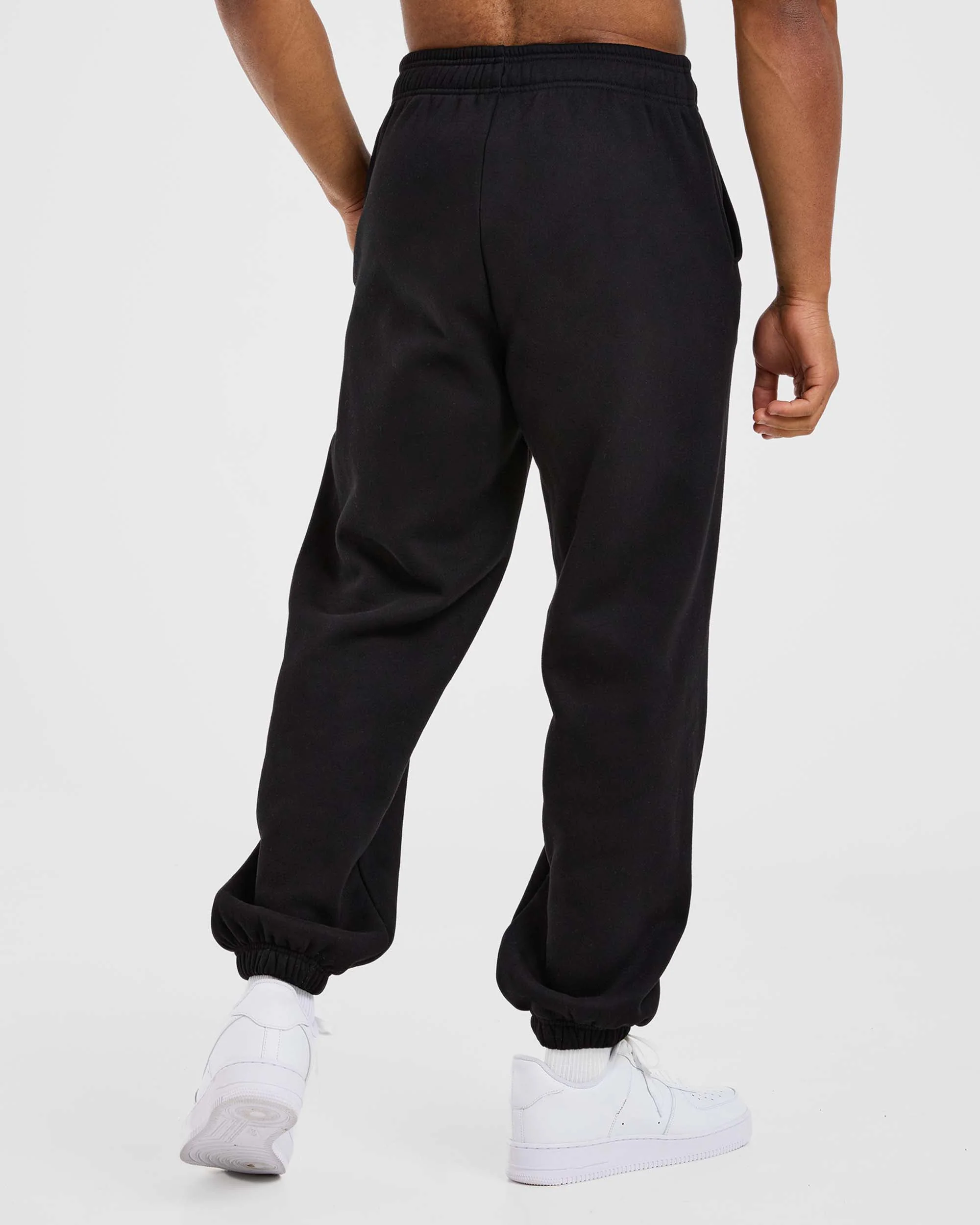 Academy Oversized Joggers - Black - Image 2