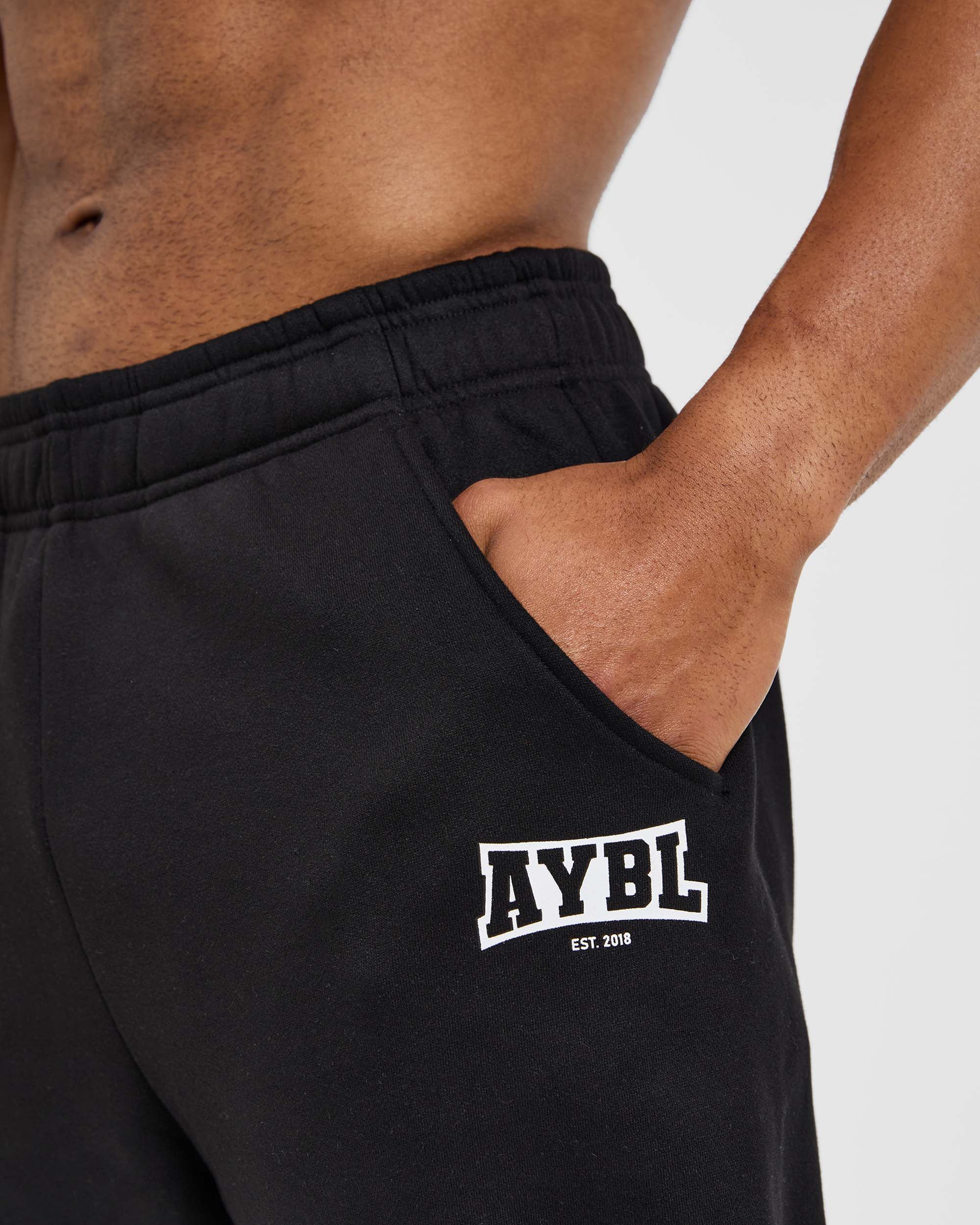 Academy Oversized Joggers - Black - Image 5