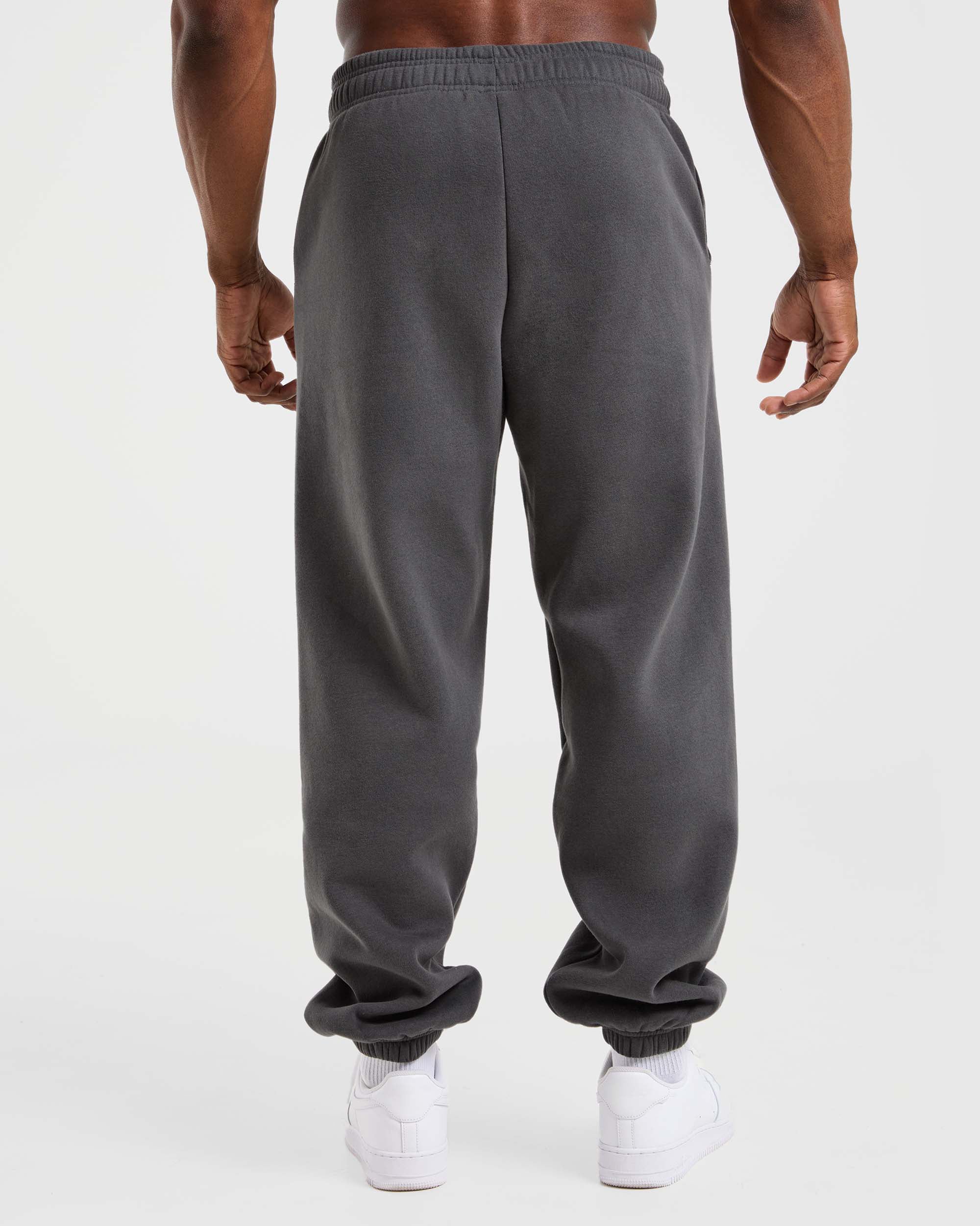 Academy Oversized Joggers - Charcoal - Image 2