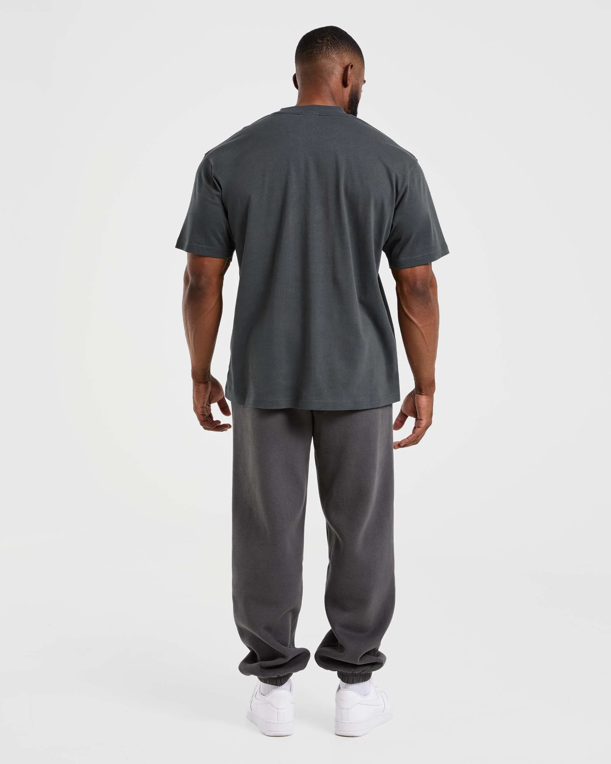Academy Oversized Joggers - Charcoal - Image 4
