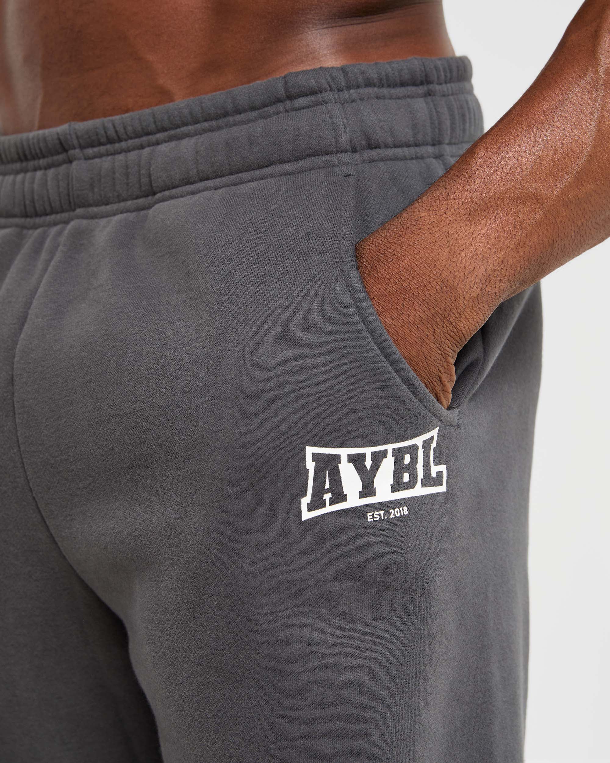 Academy Oversized Joggers - Charcoal - Image 5