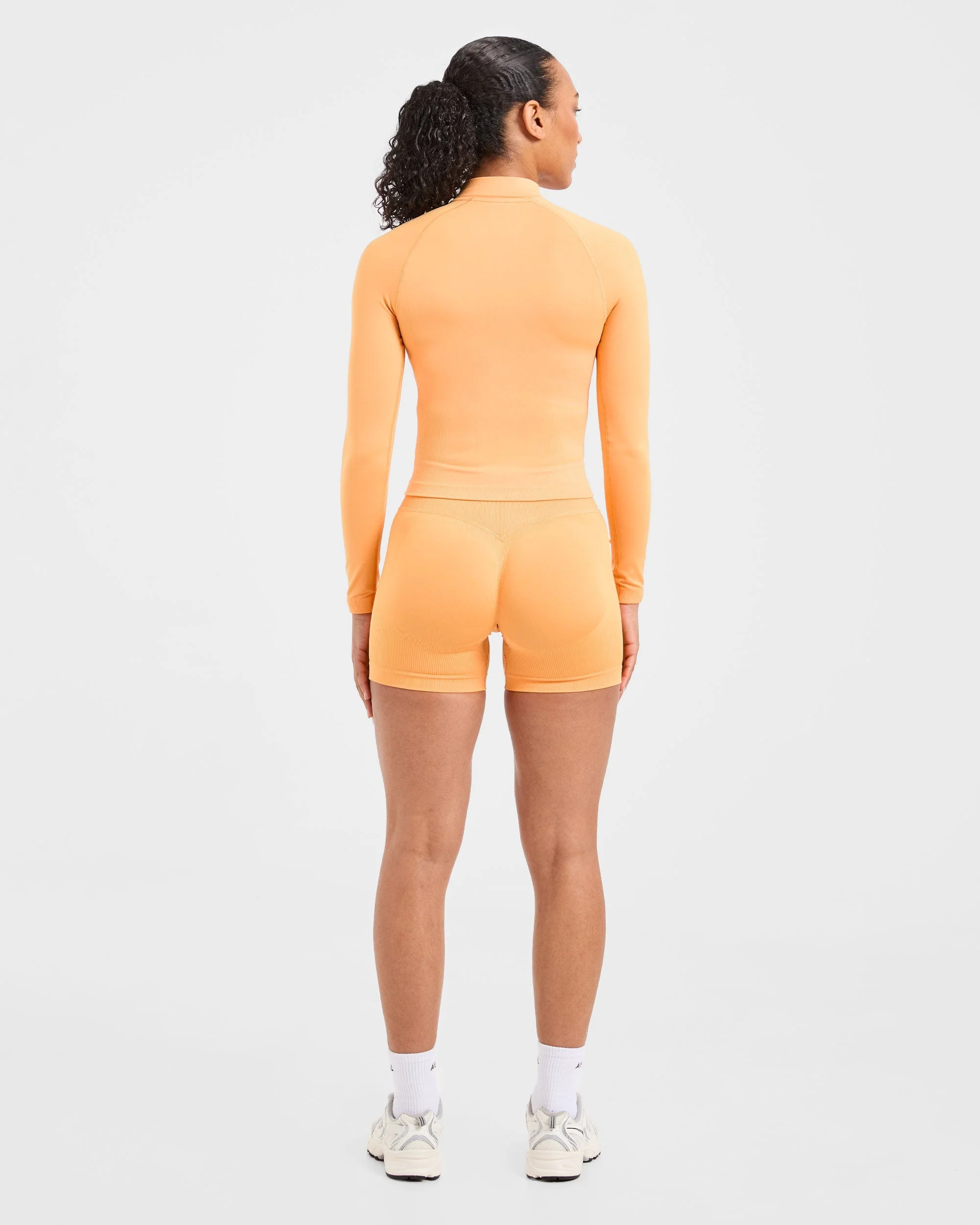 Adapt Seamless Jacket - Bright Orange - Image 4
