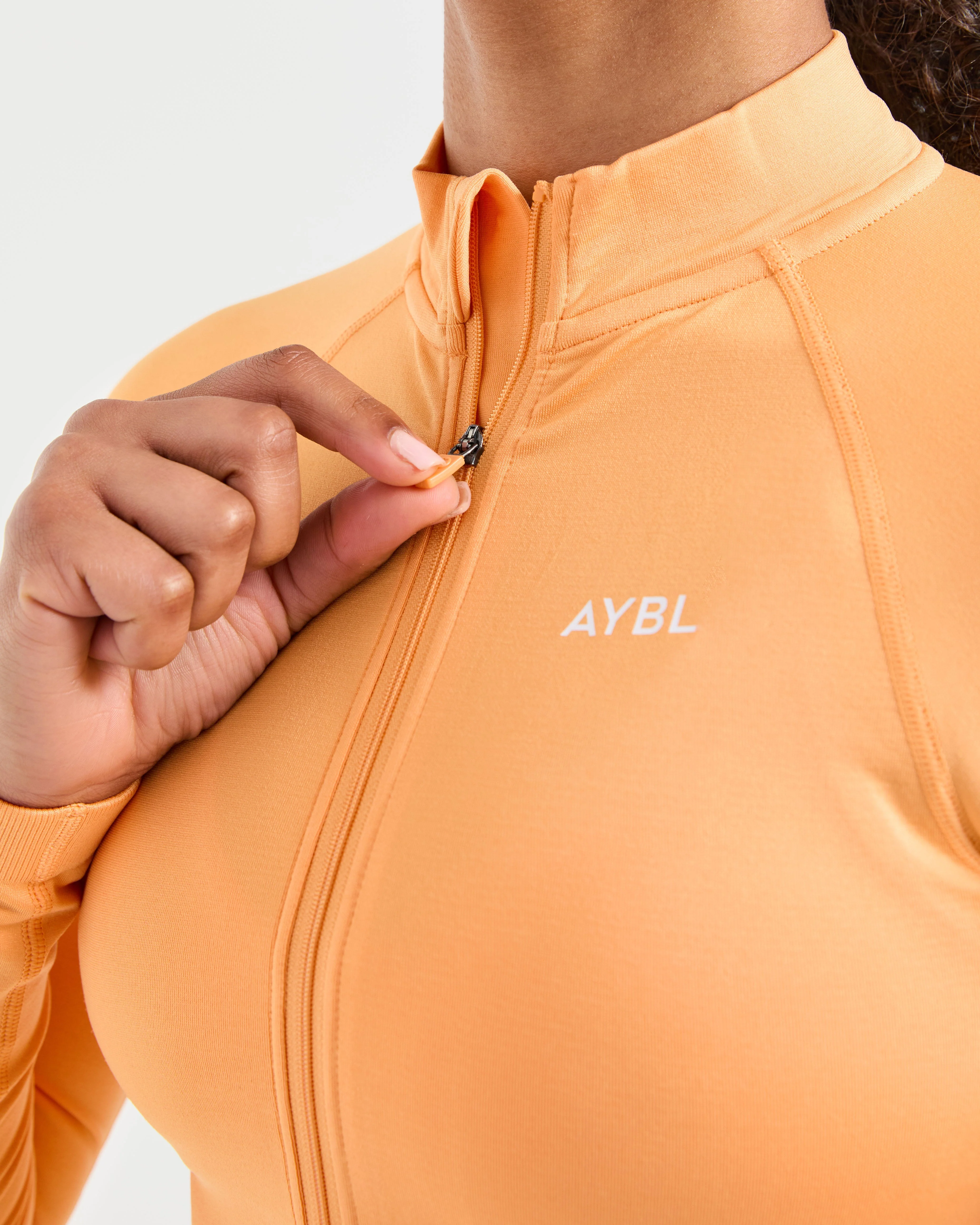 Adapt Seamless Jacket - Bright Orange - Image 6