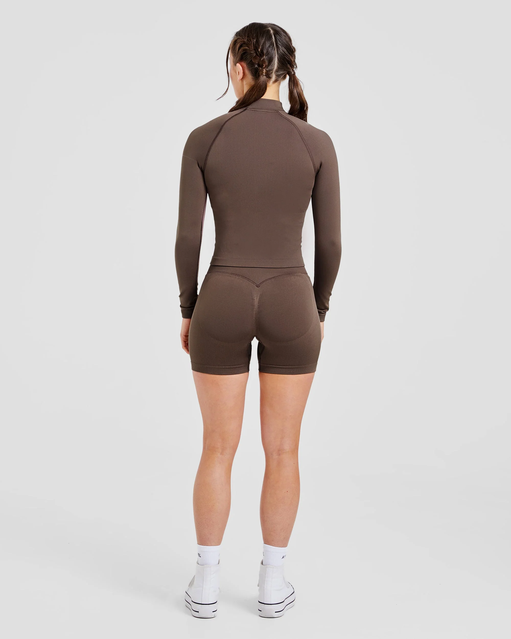 Adapt Seamless Jacket - Brown - Image 4
