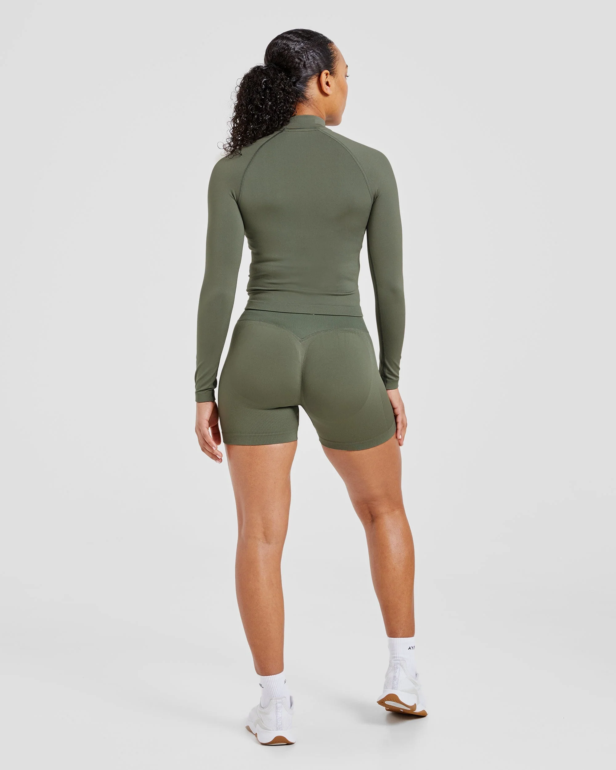 Adapt Seamless Jacket - Green - Image 4