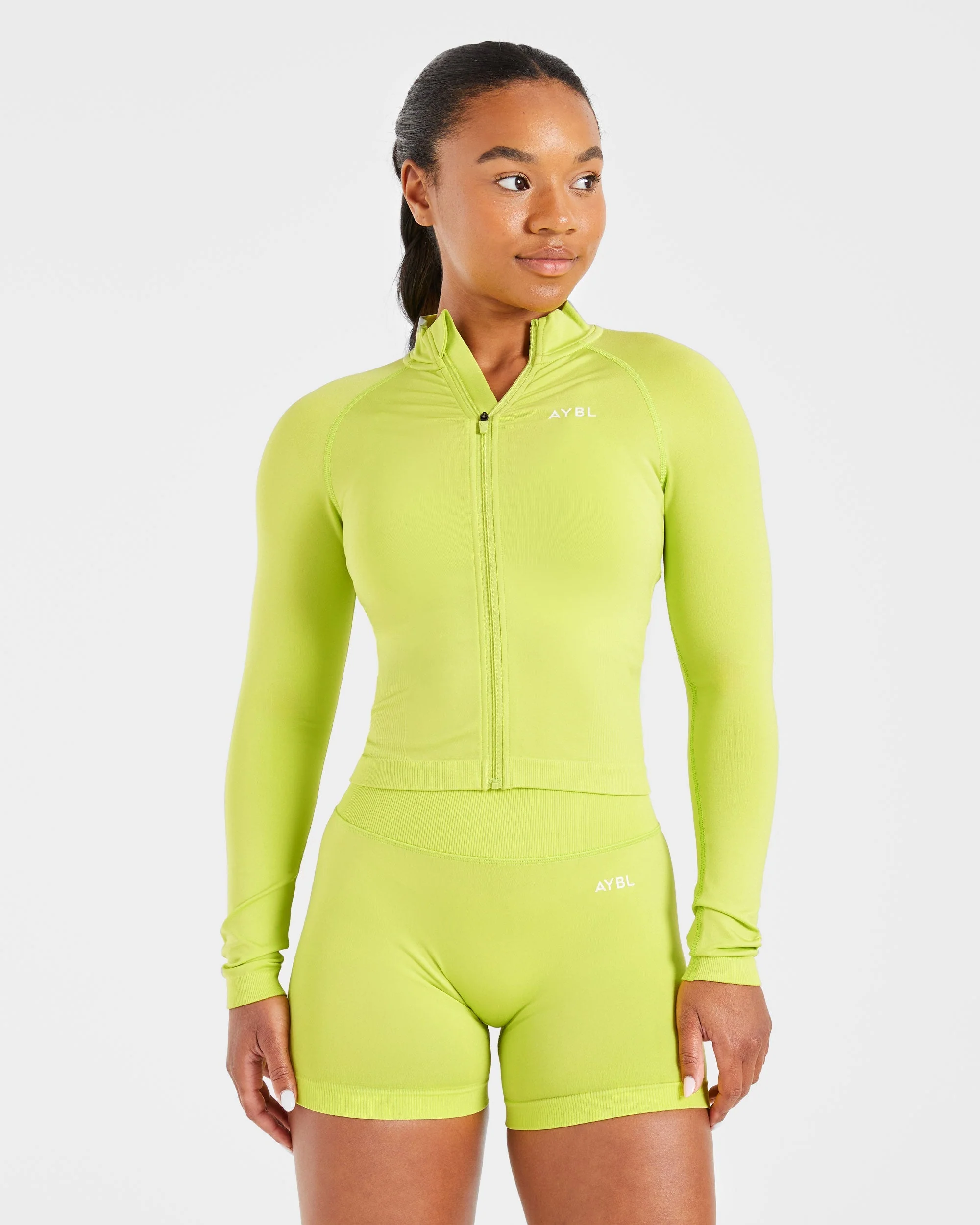 Adapt Seamless Jacket - Lime Green