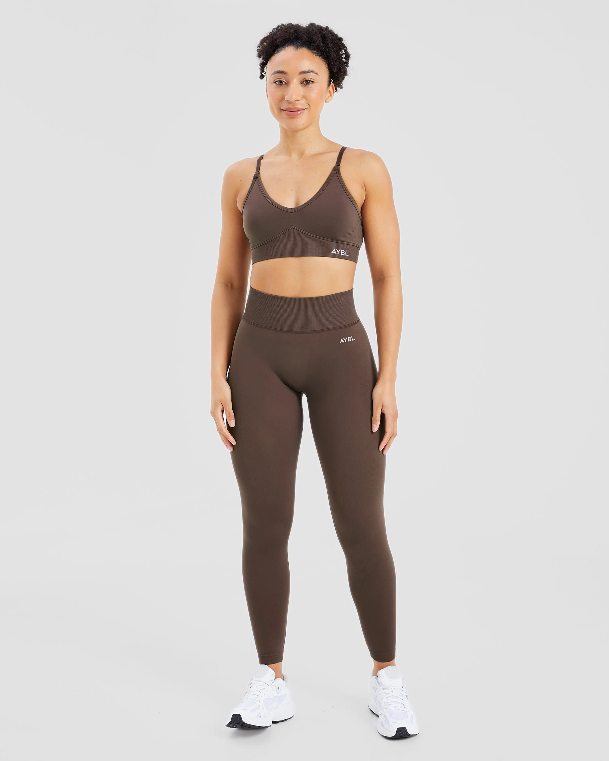 Adapt Seamless Leggings - Brown - Image 3