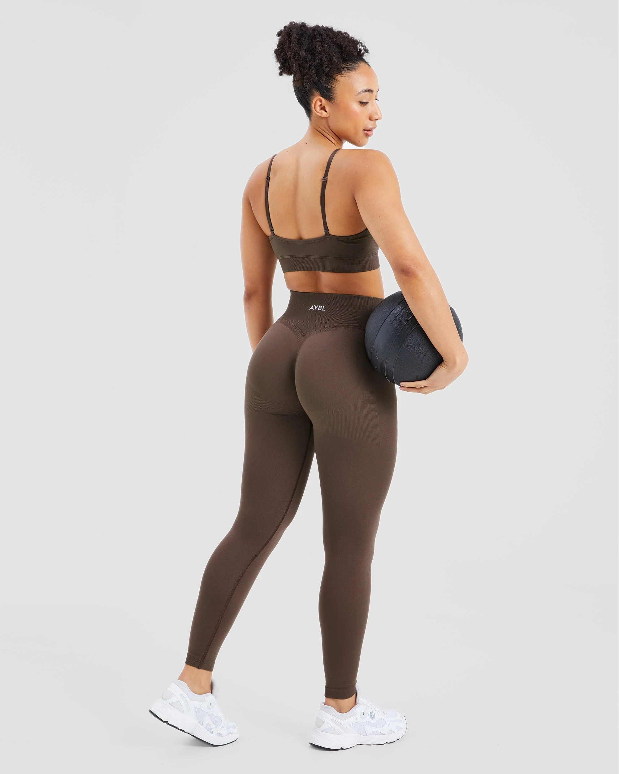 Adapt Seamless Leggings - Brown - Image 8