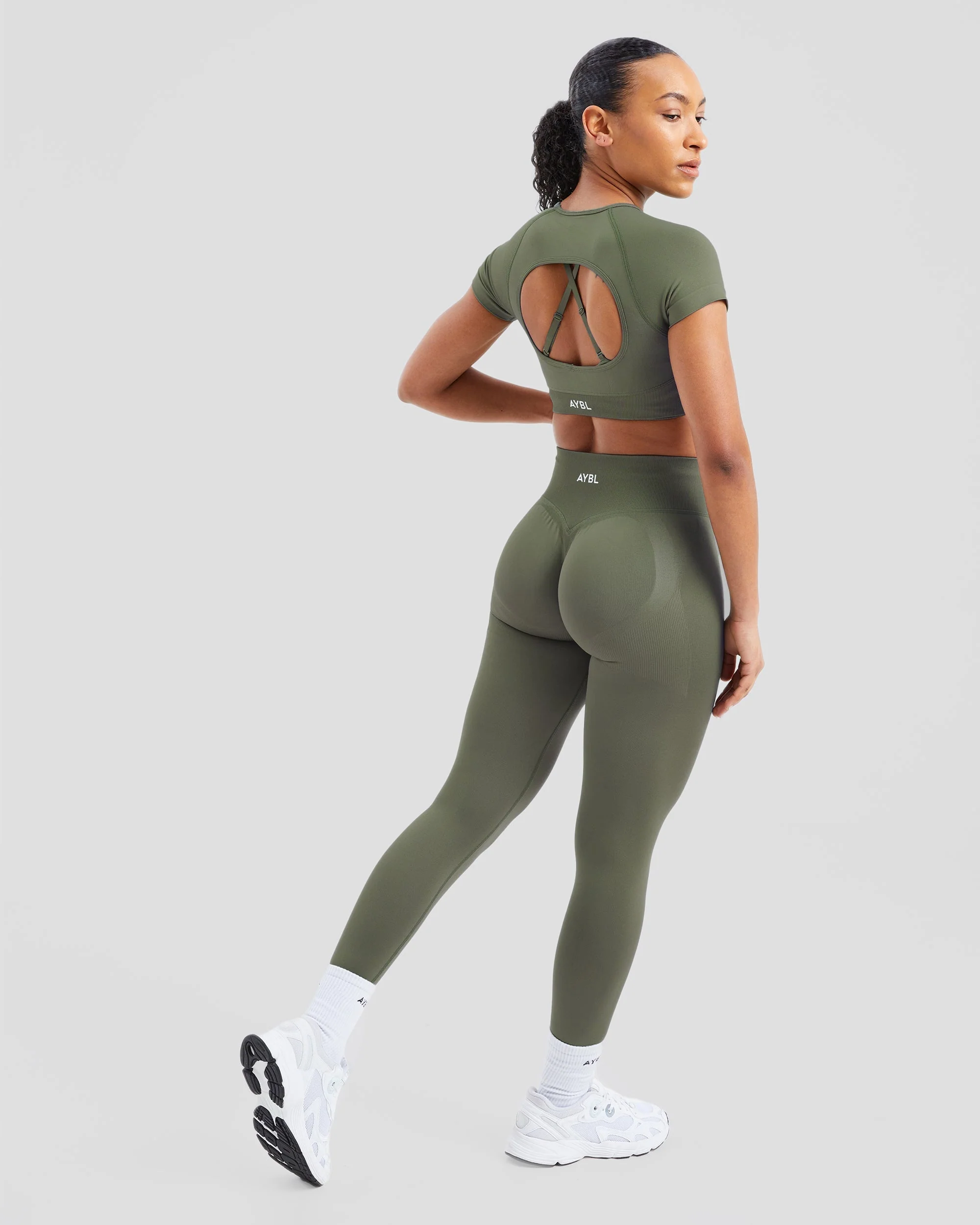 Adapt Seamless Leggings - Green - Image 4