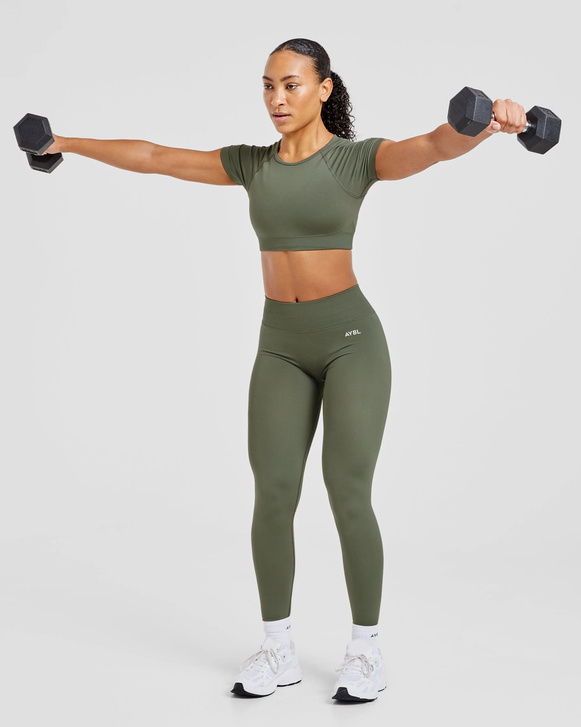 Adapt Seamless Leggings - Green - Image 8