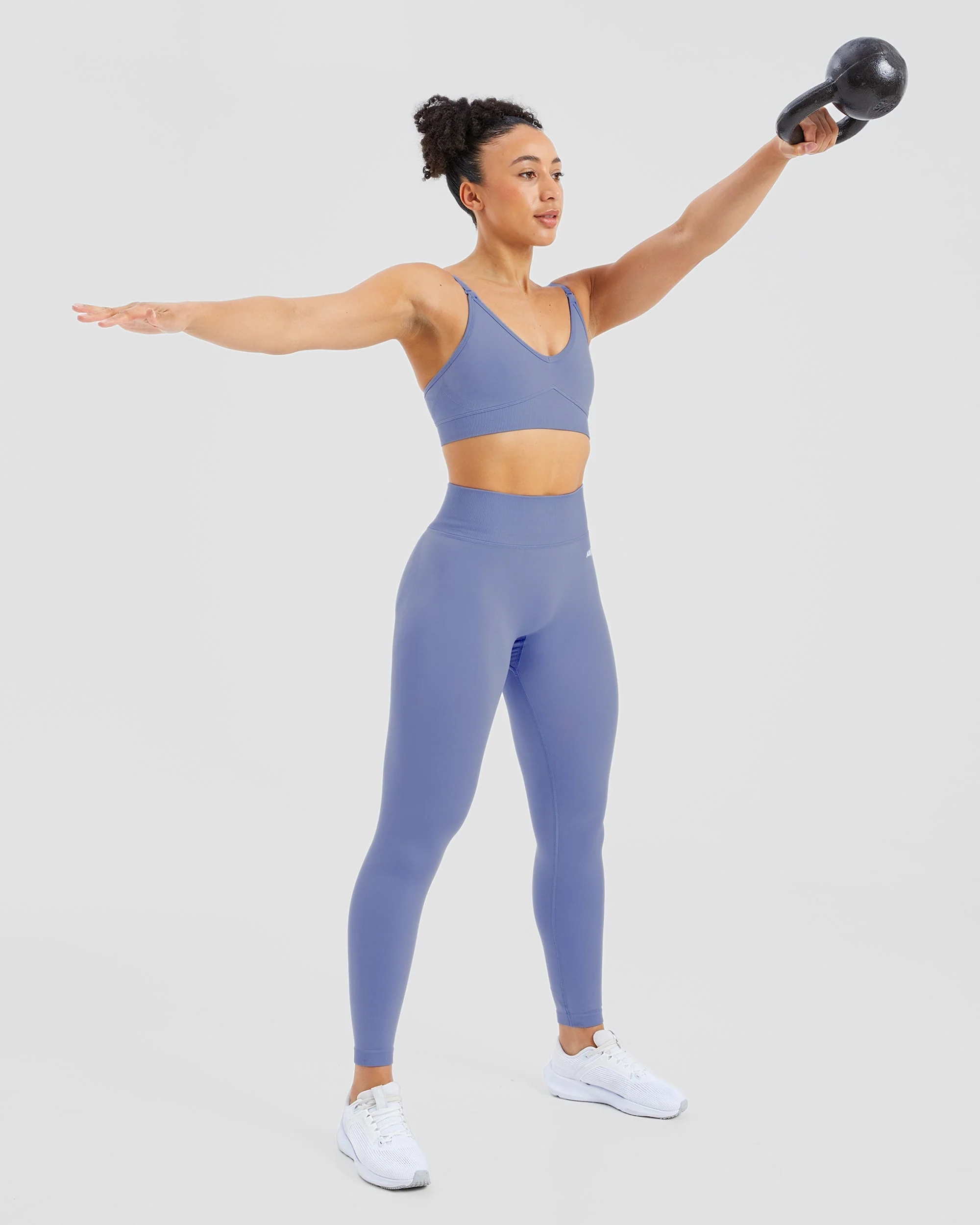 Adapt Seamless Leggings - Iris Blue - Image 8