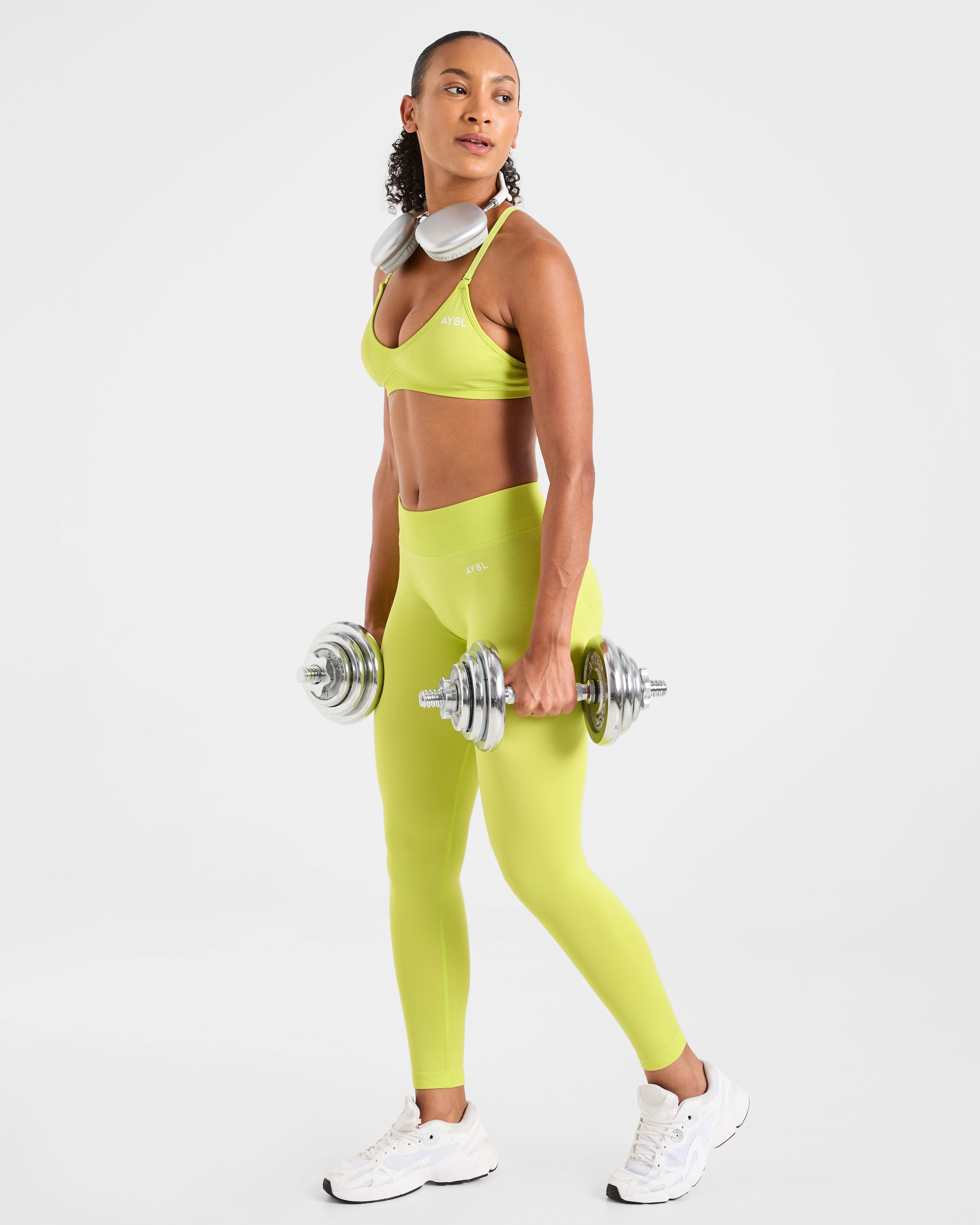 Adapt Seamless Leggings - Lime Green - Image 7