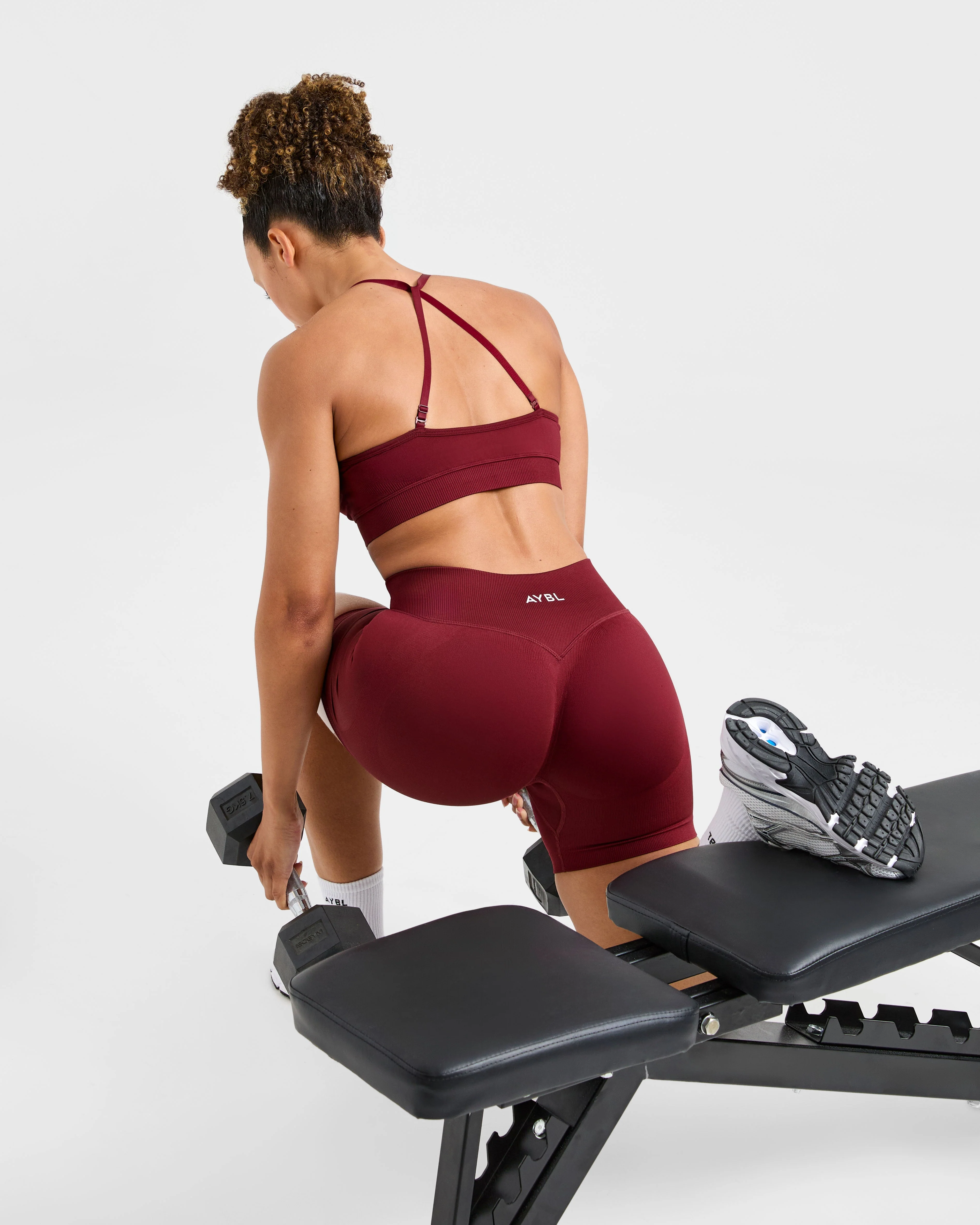 Adapt Seamless Shorts | 4.5" - Autumn Red - Image 7