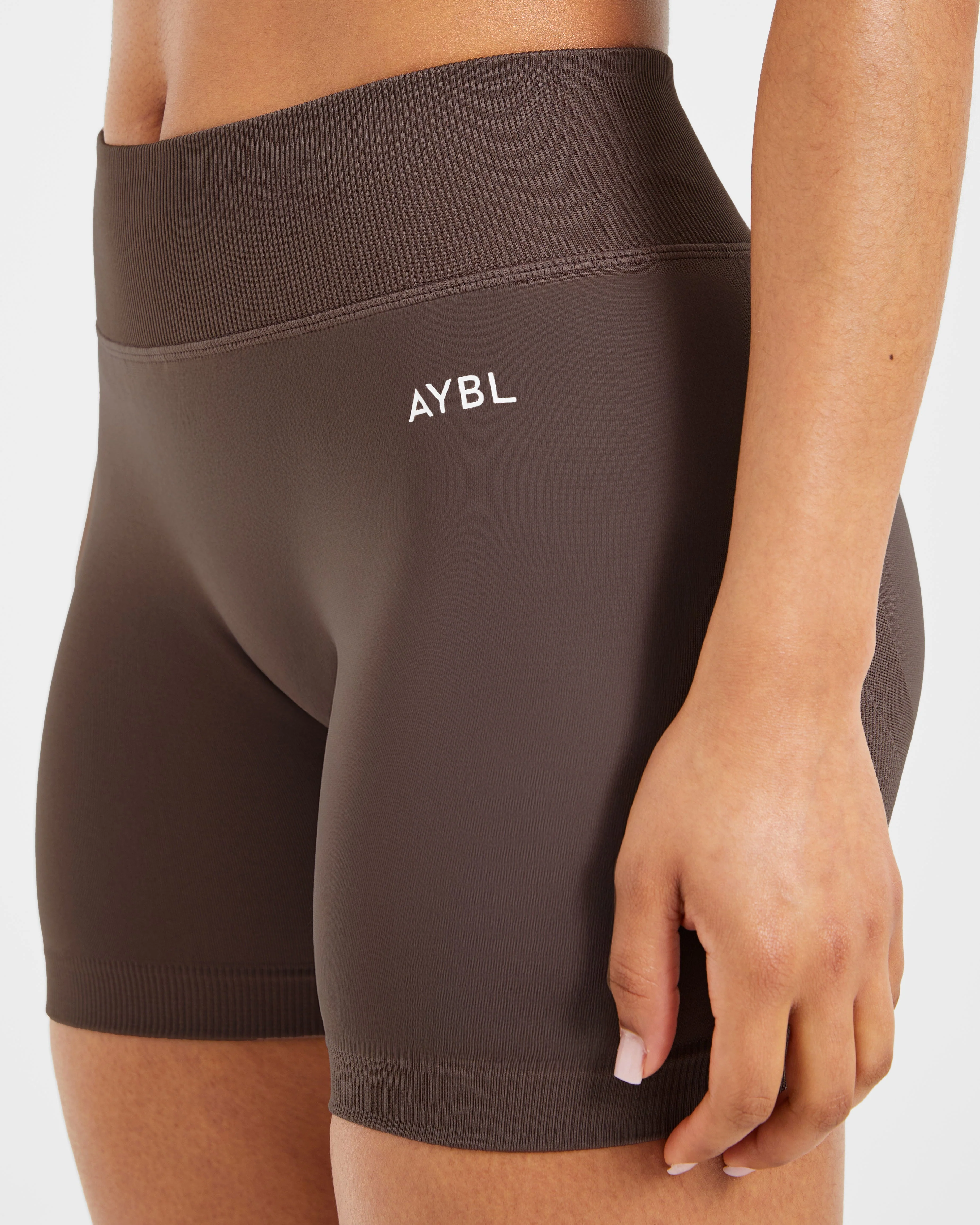 Adapt Seamless Shorts | 4.5" - Brown - Image 6