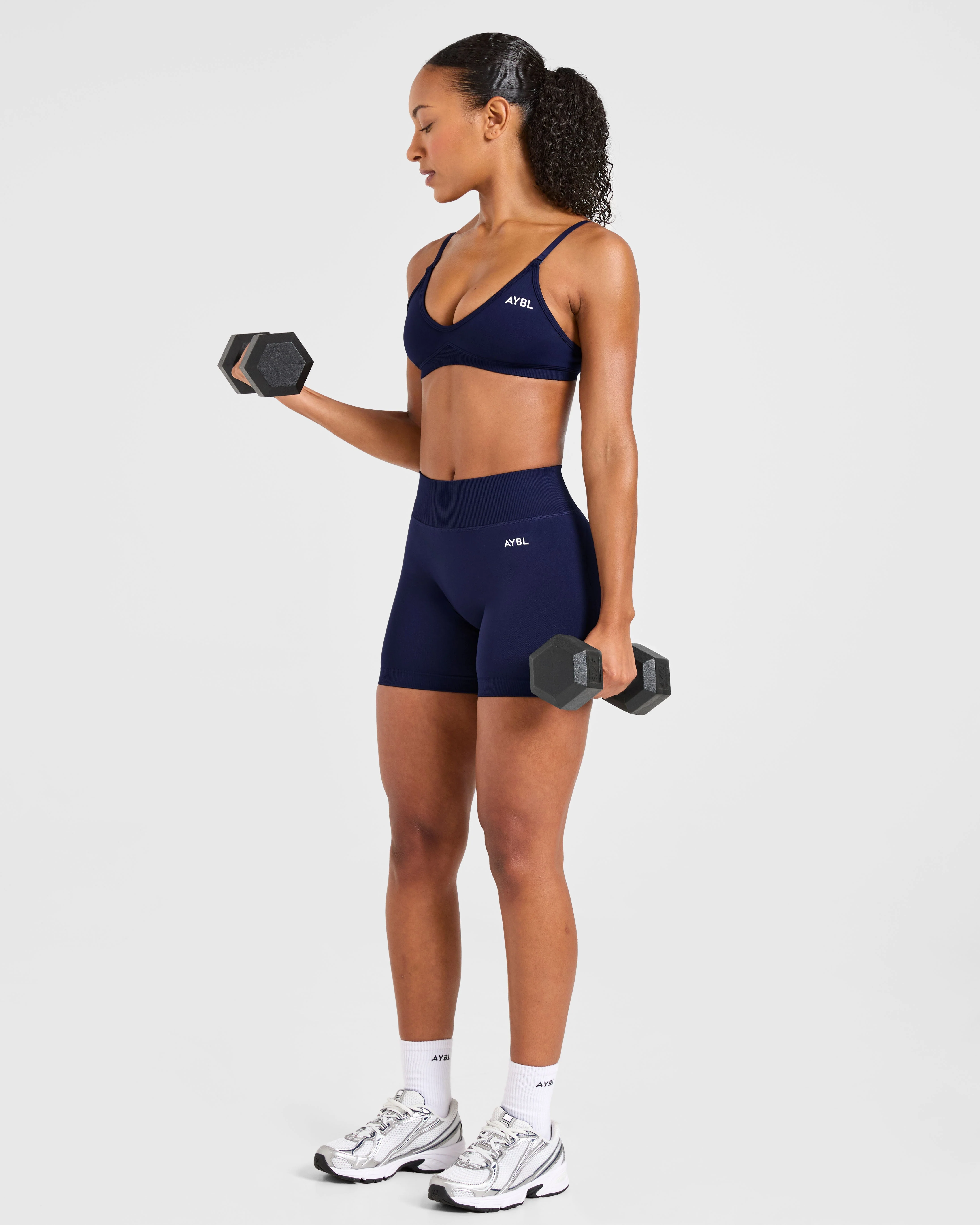 Adapt Seamless Shorts | 4.5" - Deep Navy - Image 7