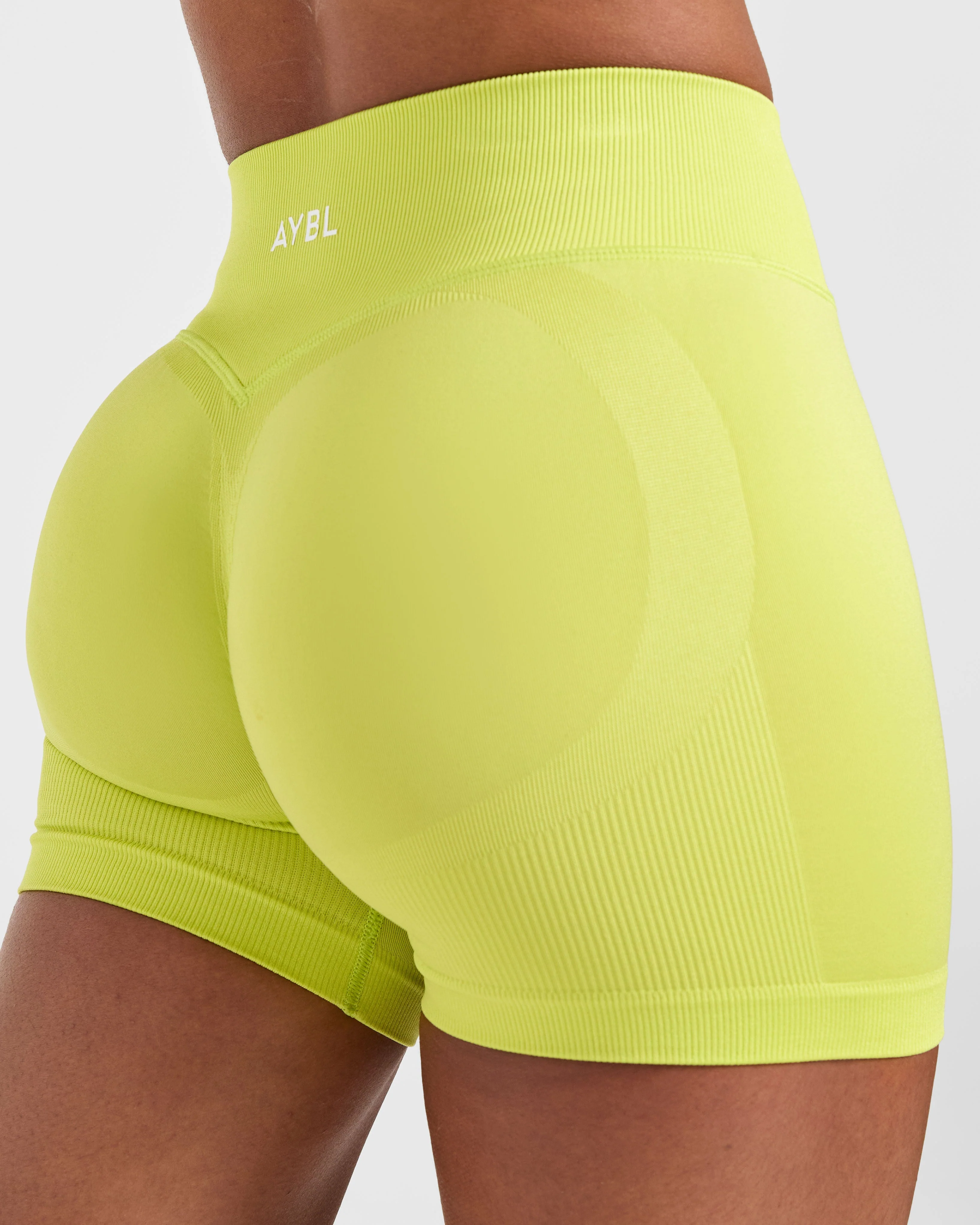 Adapt Seamless Shorts | 4.5" - Lime Green - Image 6
