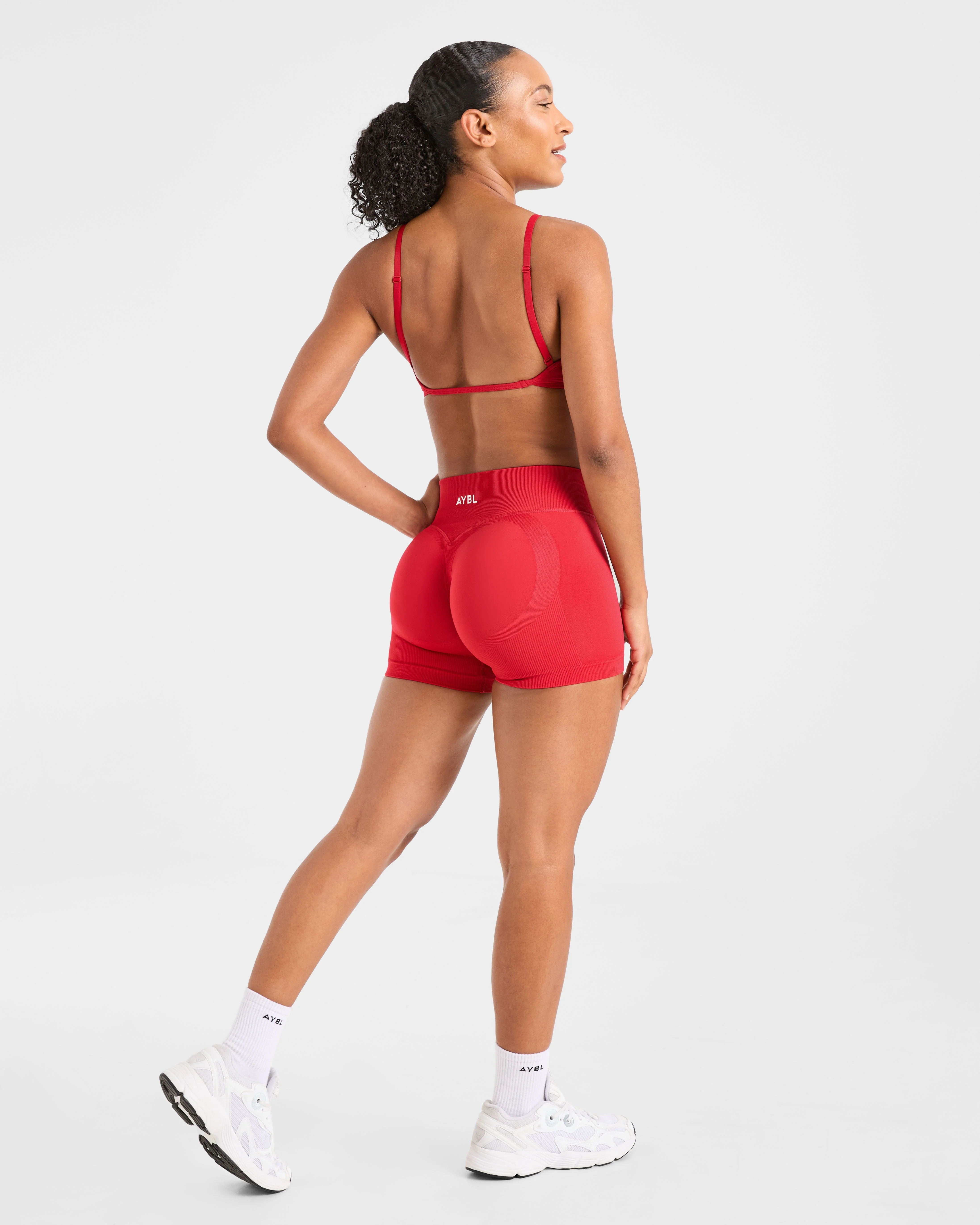 Adapt Seamless Shorts | 4.5" - Salsa Red - Image 4