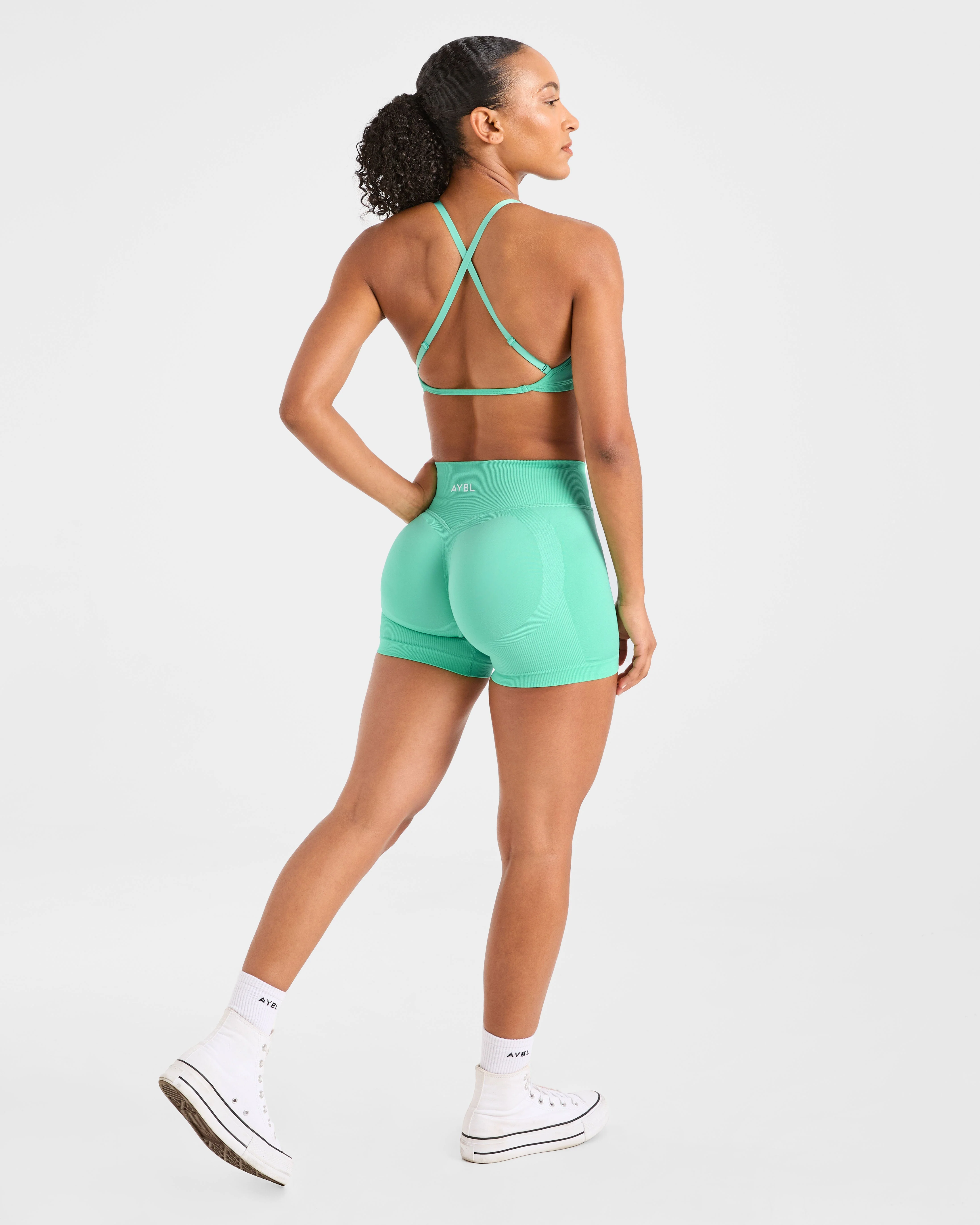 Adapt Seamless Shorts | 4.5" - Spring Mint - Image 4