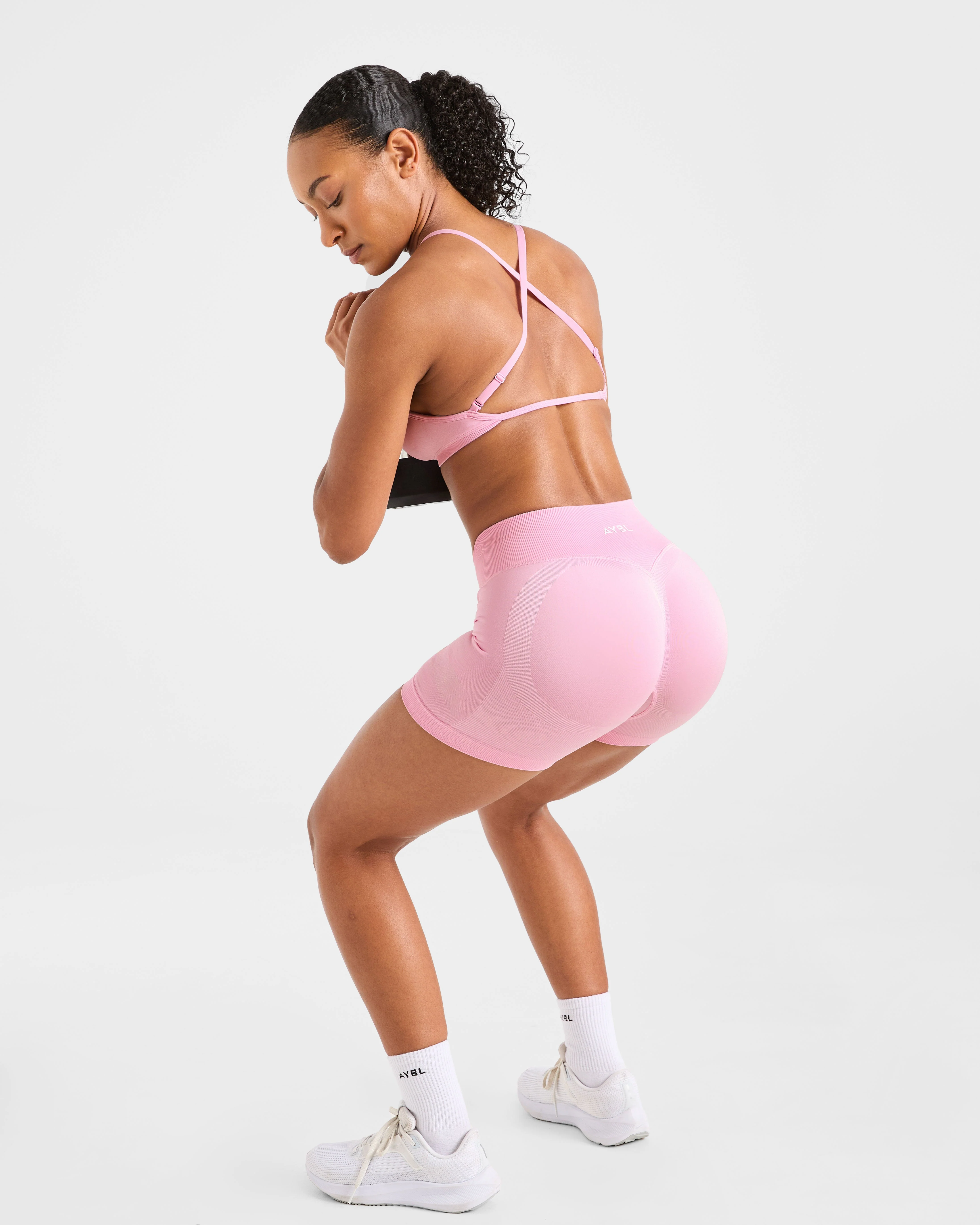 Adapt Seamless Shorts | 4.5" - Spring Pink - Image 8