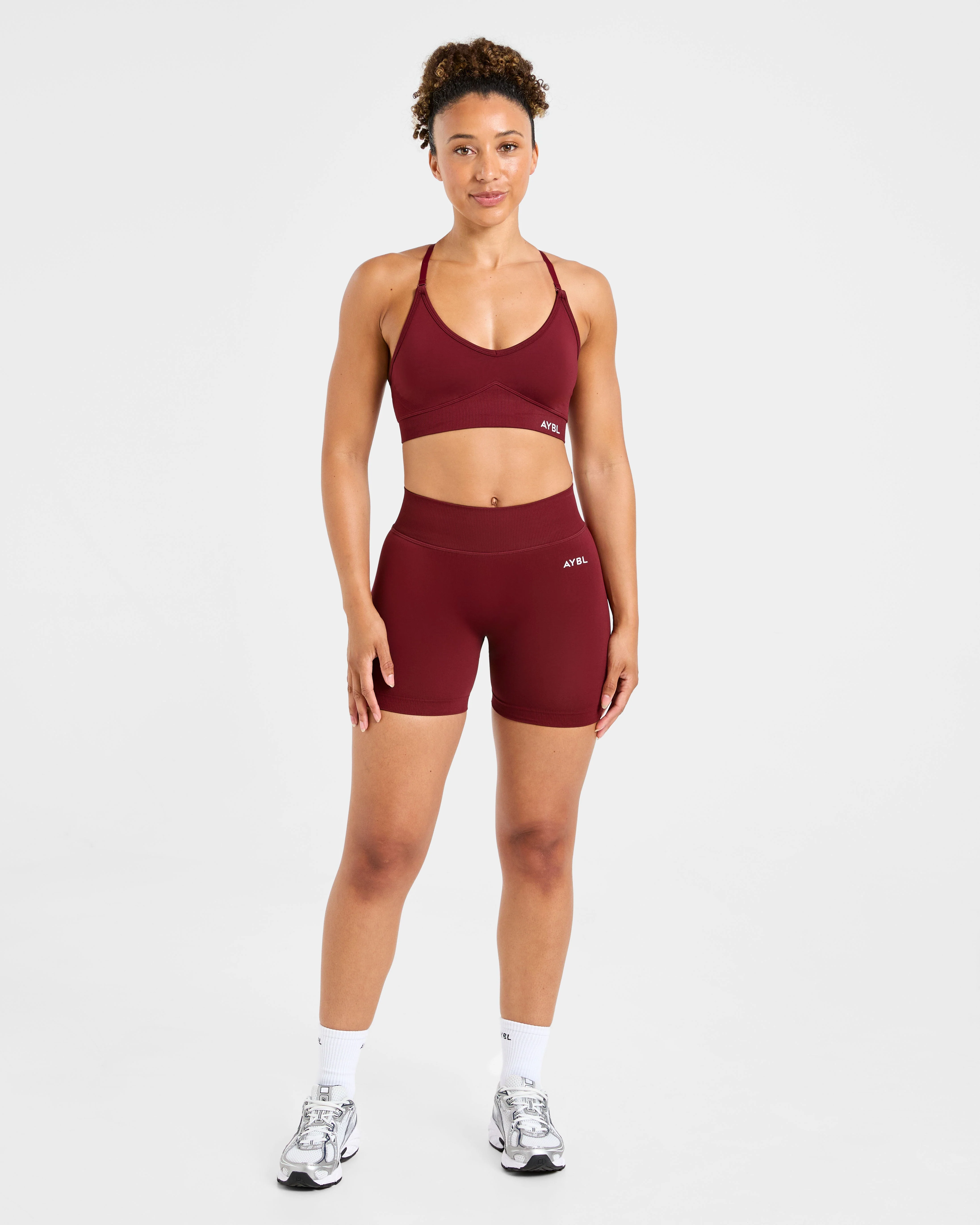 Adapt Seamless Sports Bra - Autumn Red - Image 3