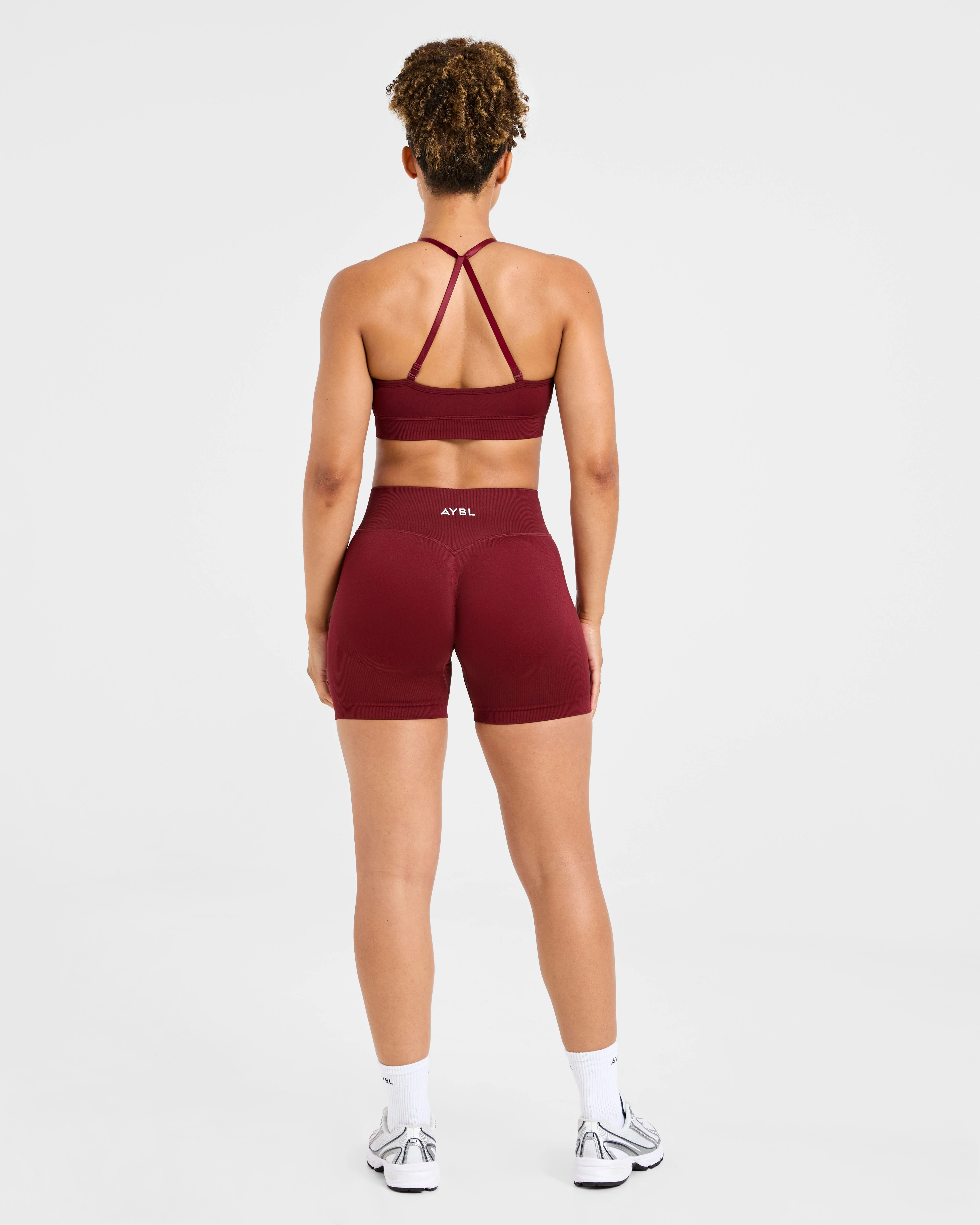 Adapt Seamless Sports Bra - Autumn Red - Image 4