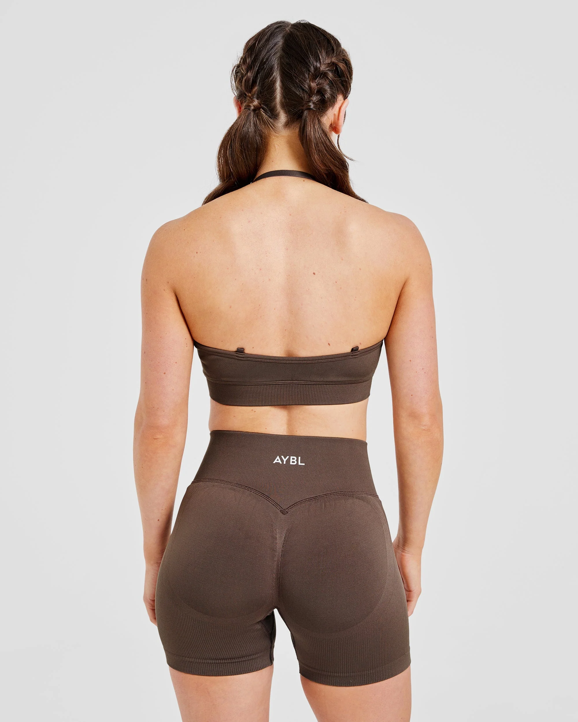 Adapt Seamless Sports Bra - Brown - Image 2