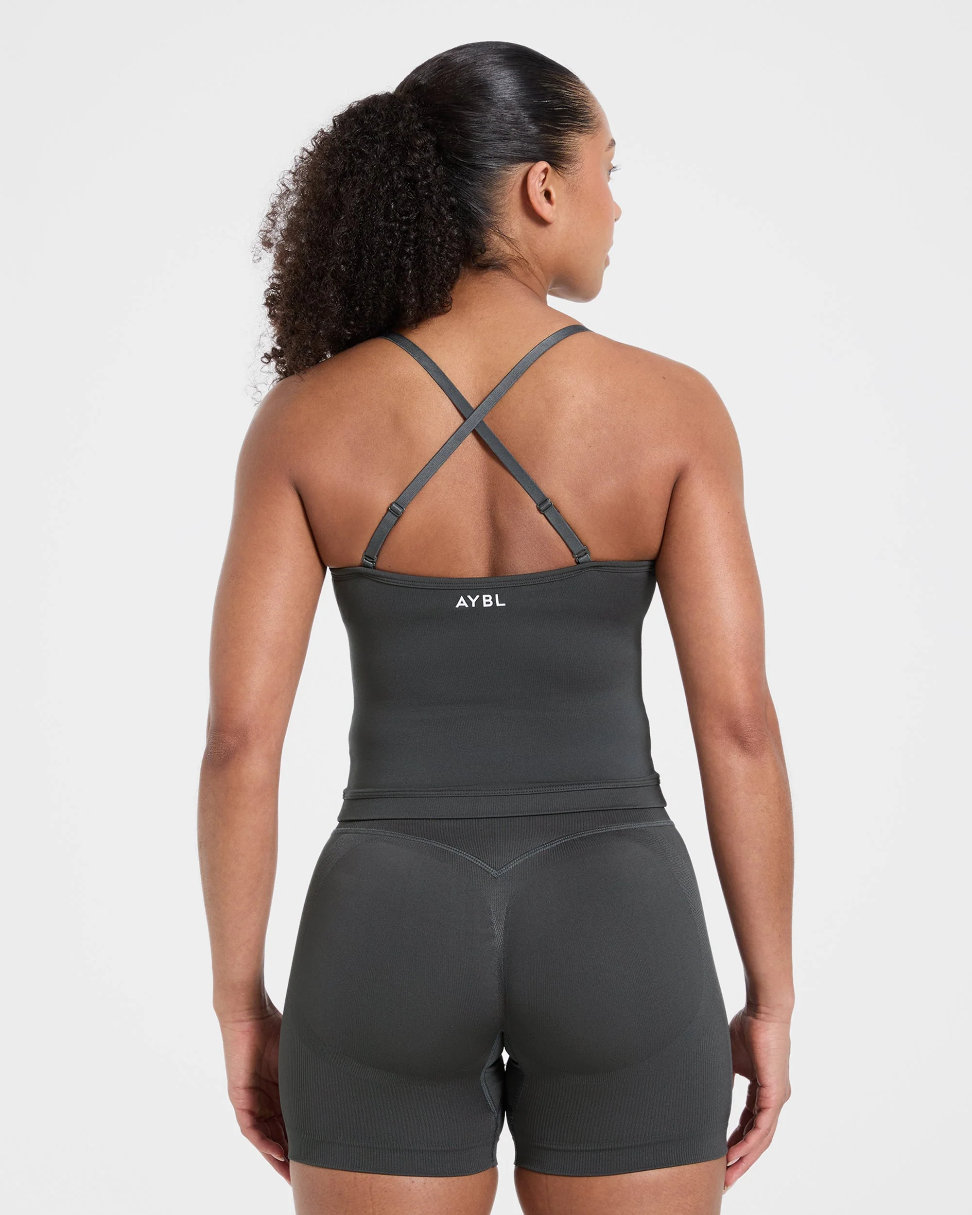 Adapt Seamless Tank Top - Dark Charcoal - Image 2