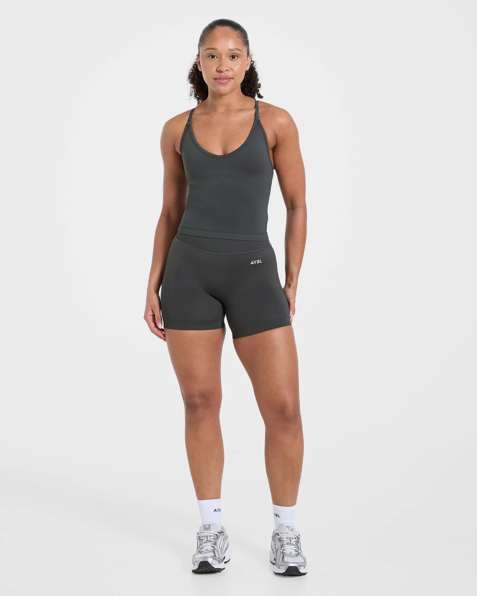 Adapt Seamless Tank Top - Dark Charcoal - Image 3