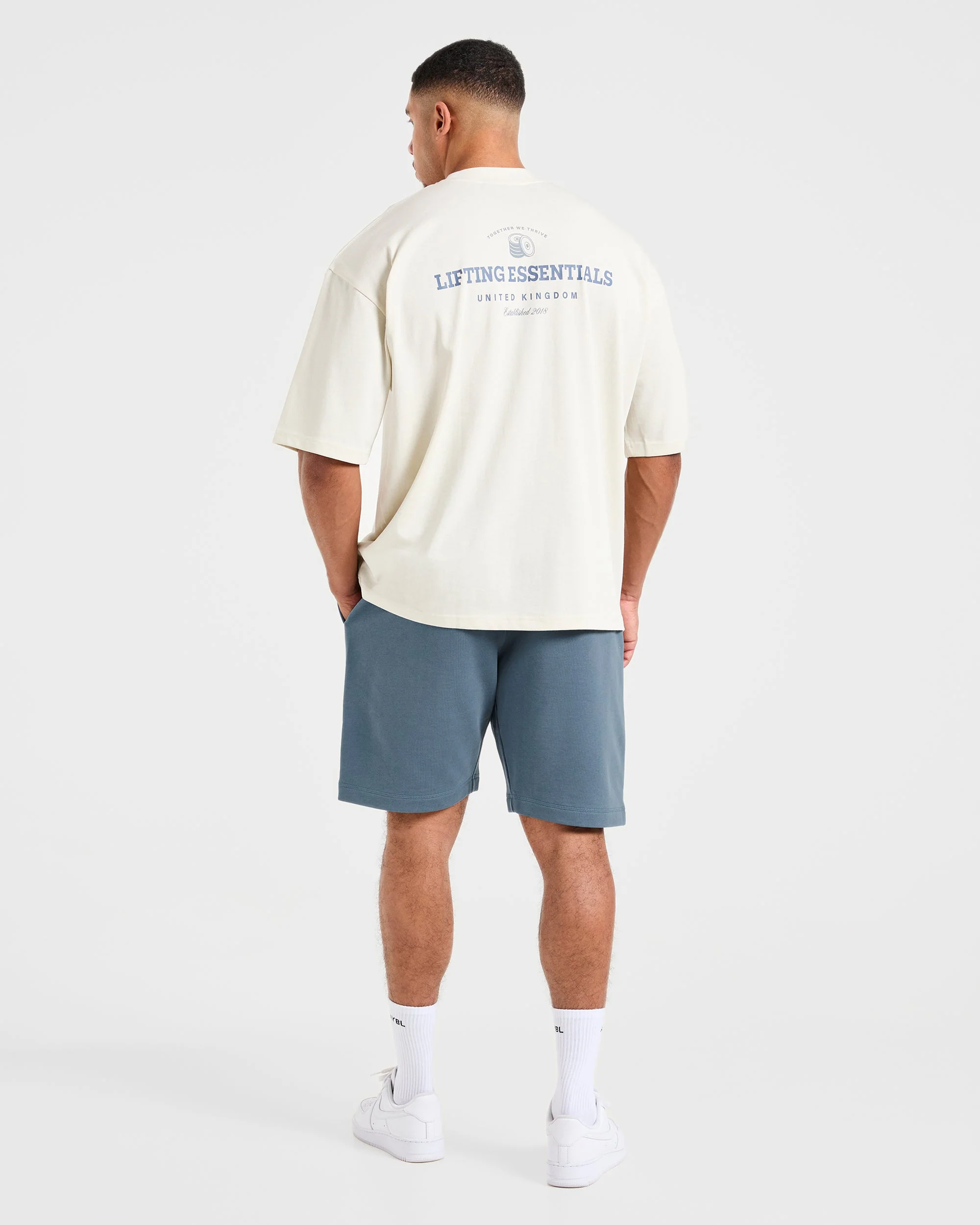 Apex Lifting Essentials Oversized T Shirt - White - Image 4