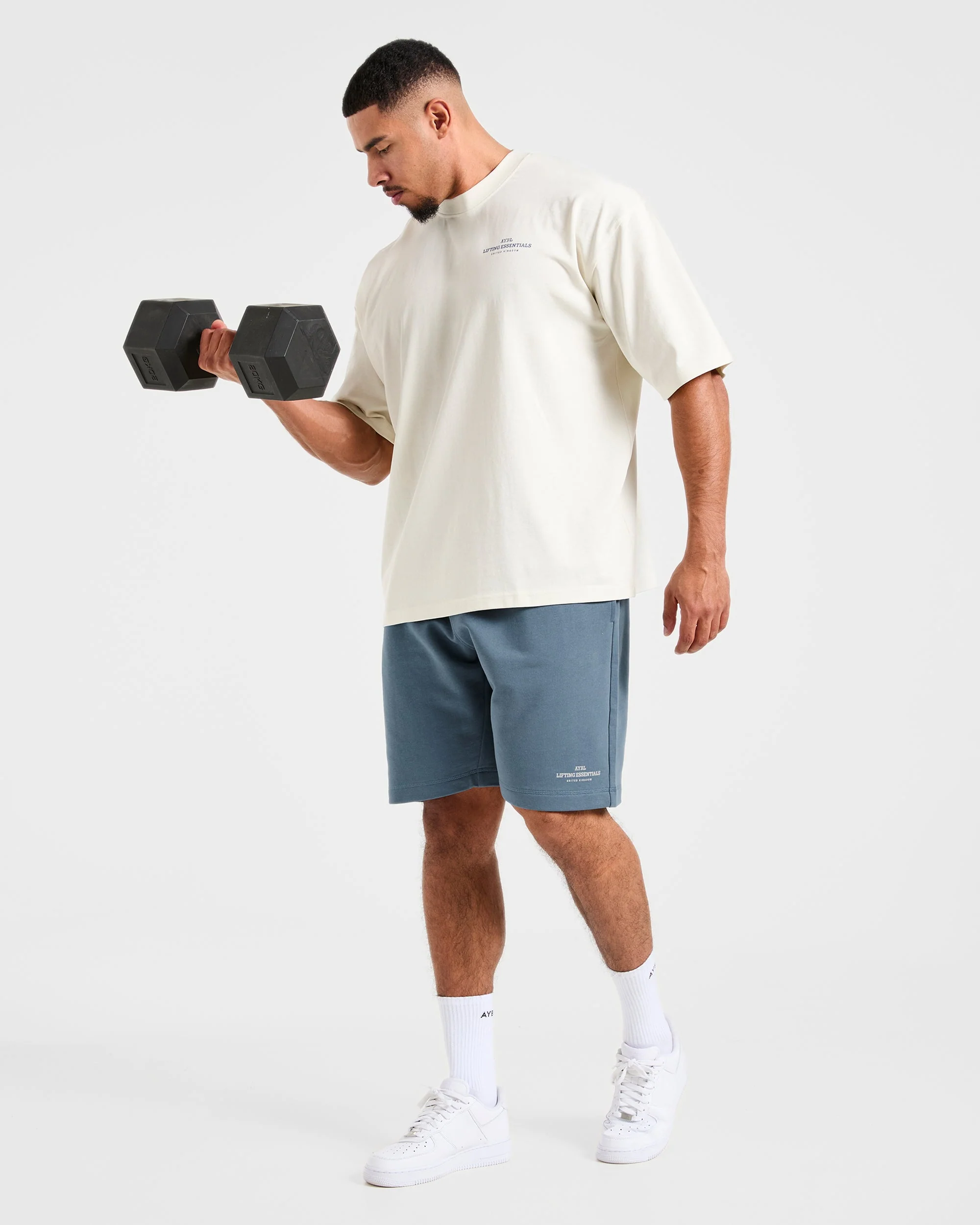 Apex Lifting Essentials Oversized T Shirt - White - Image 7