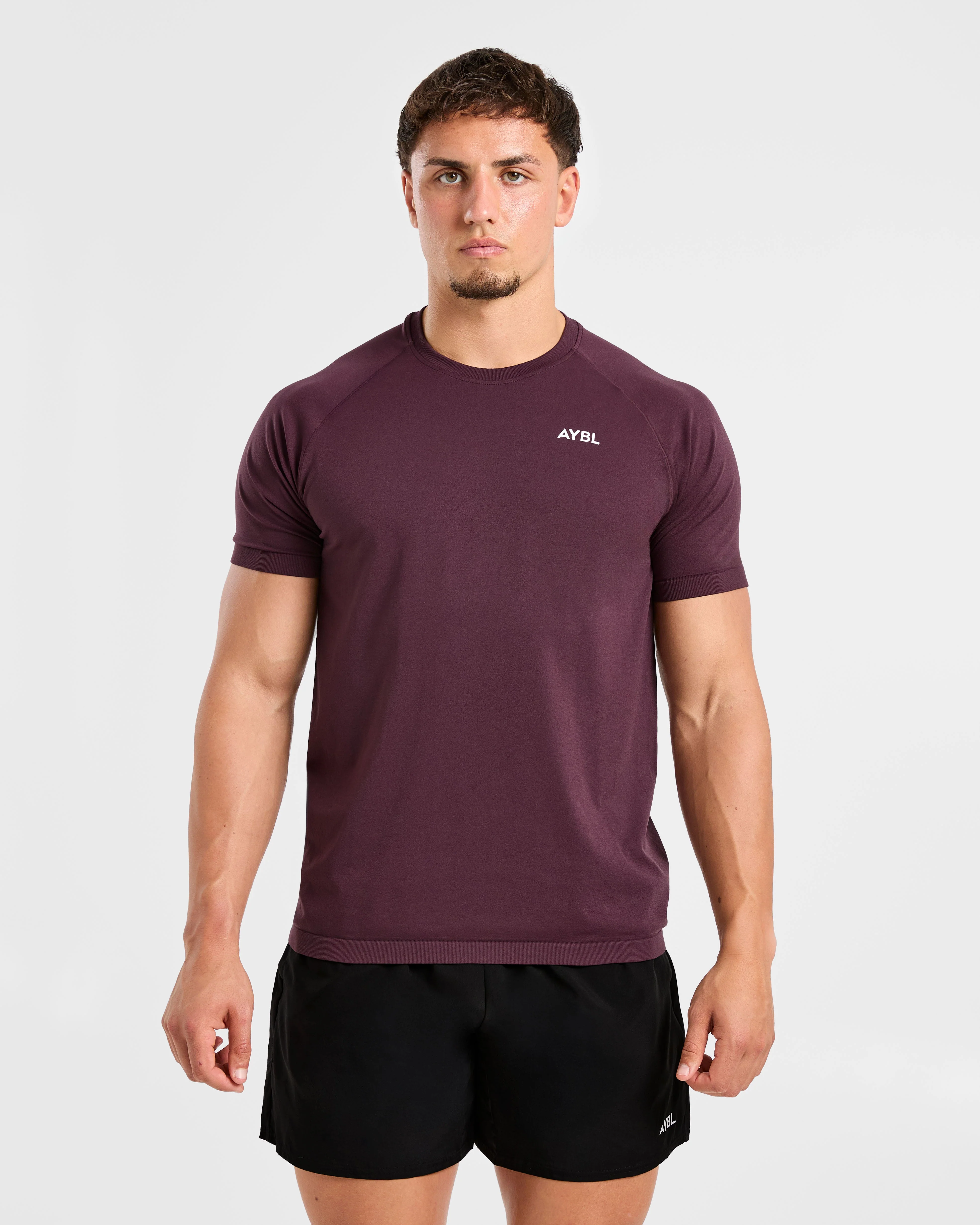 Ascend Seamless T Shirt - Deep Plum