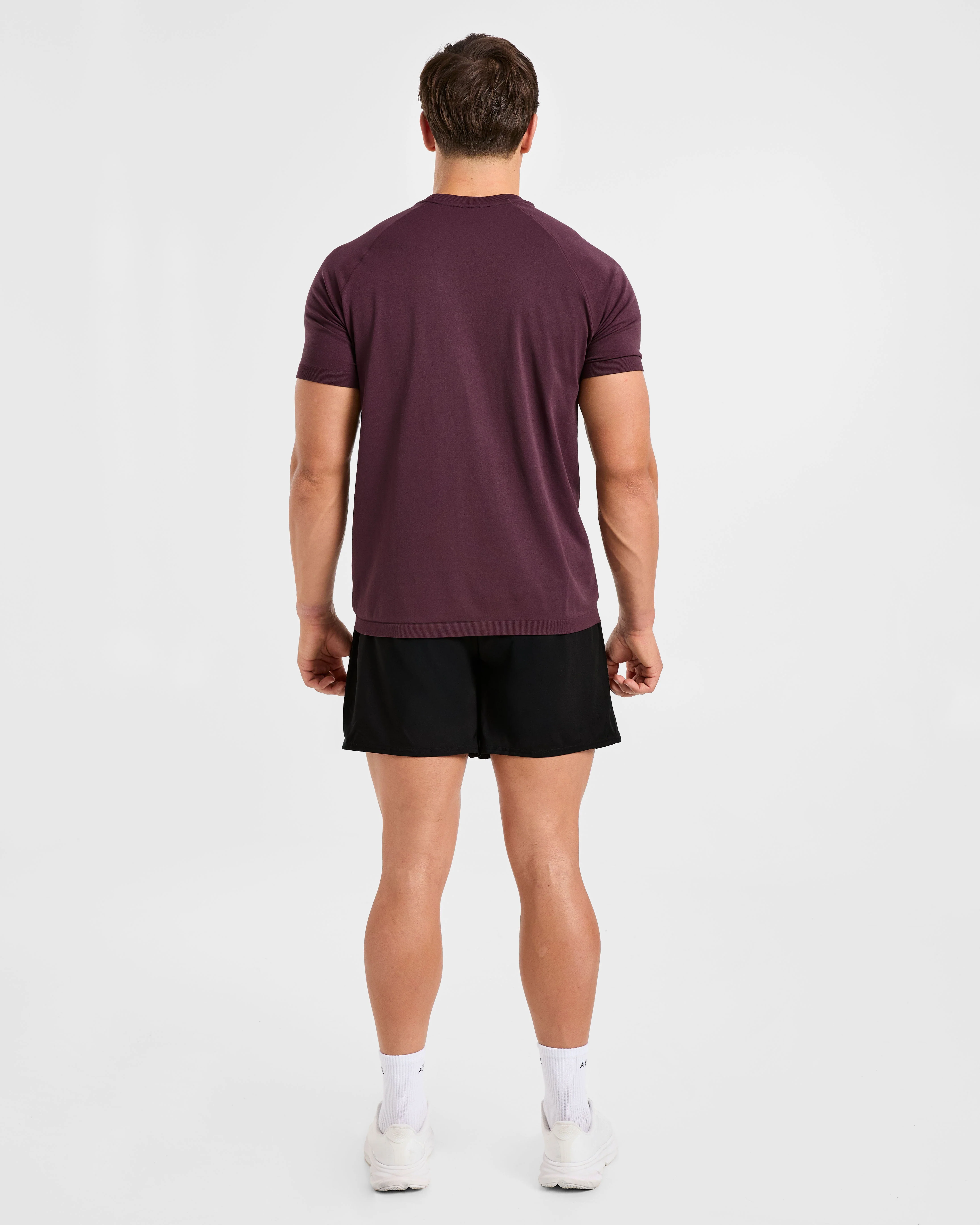 Ascend Seamless T Shirt - Deep Plum - Image 4