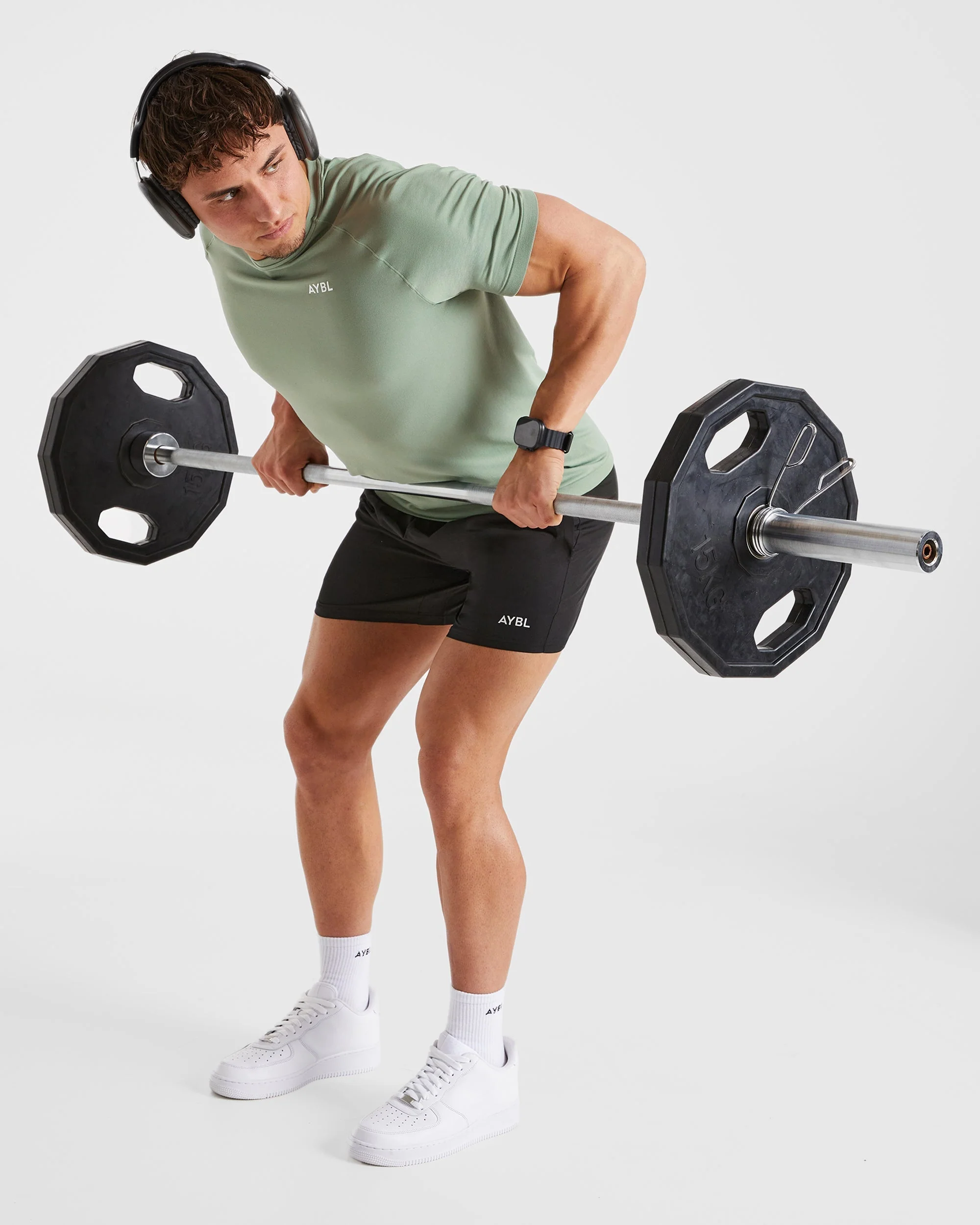 Ascend Seamless T Shirt - Olive Green - Image 8