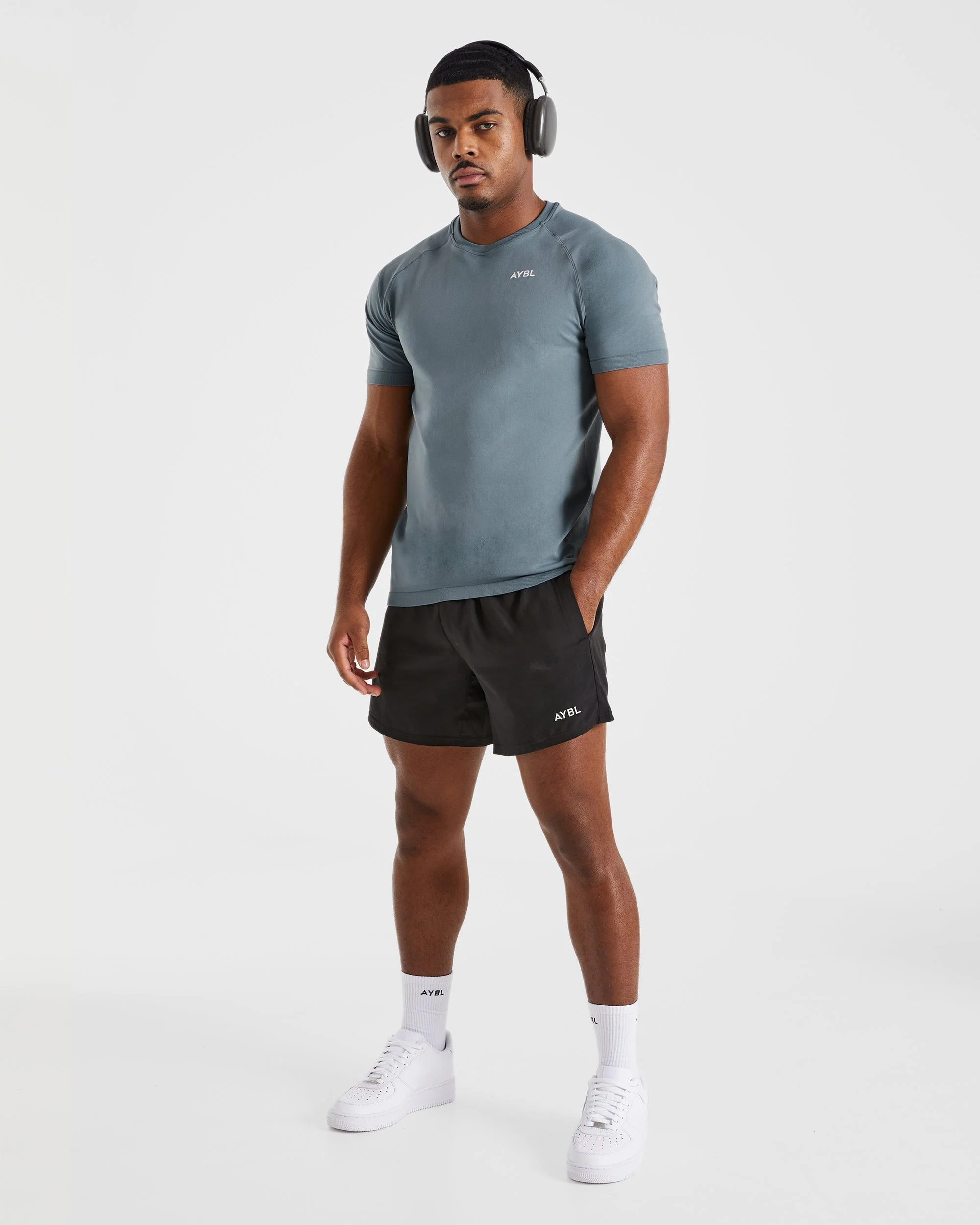 Ascend Seamless T Shirt - Slate Blue - Image 8