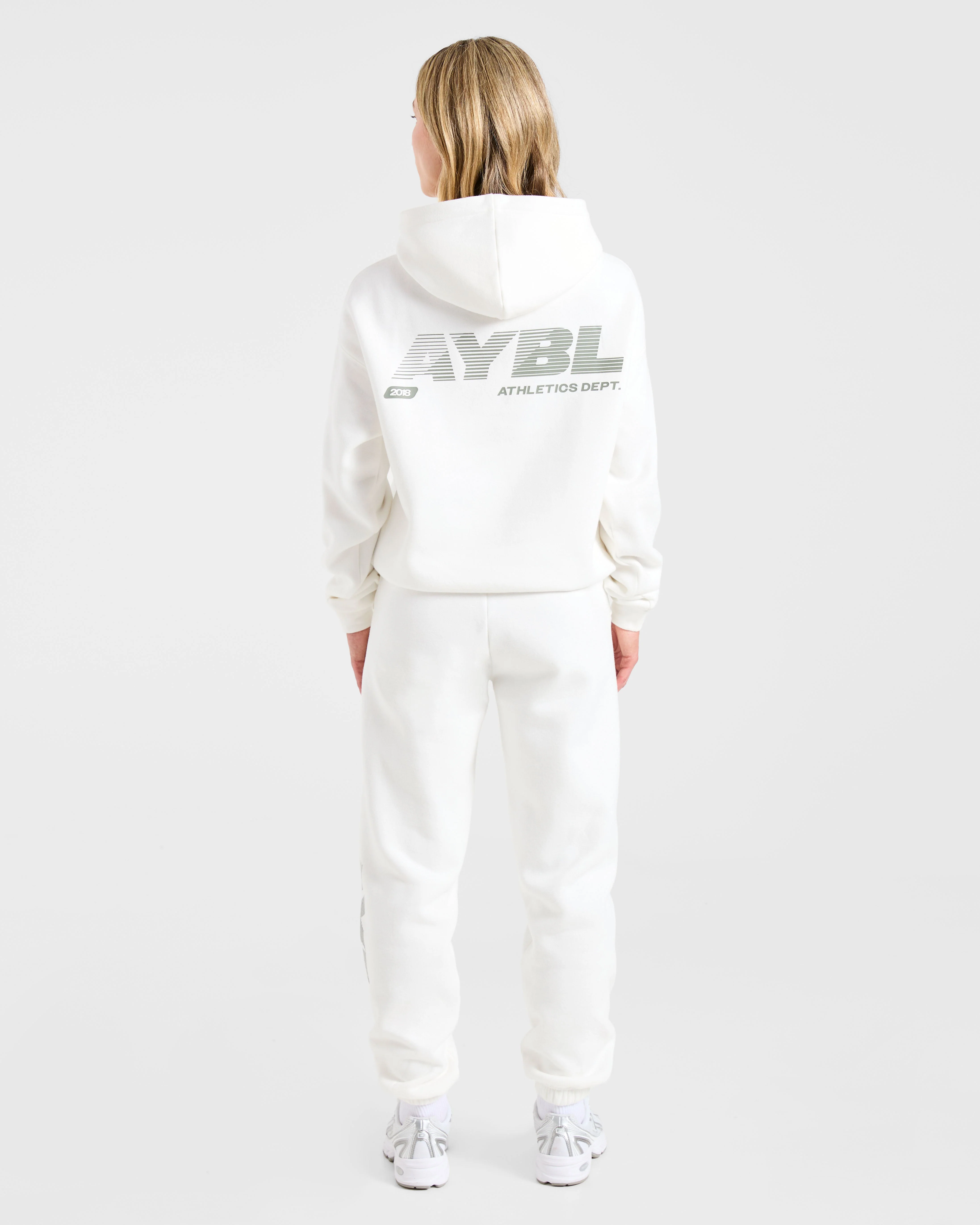 Athletics Dept Oversized Hoodie - Off White - Image 4