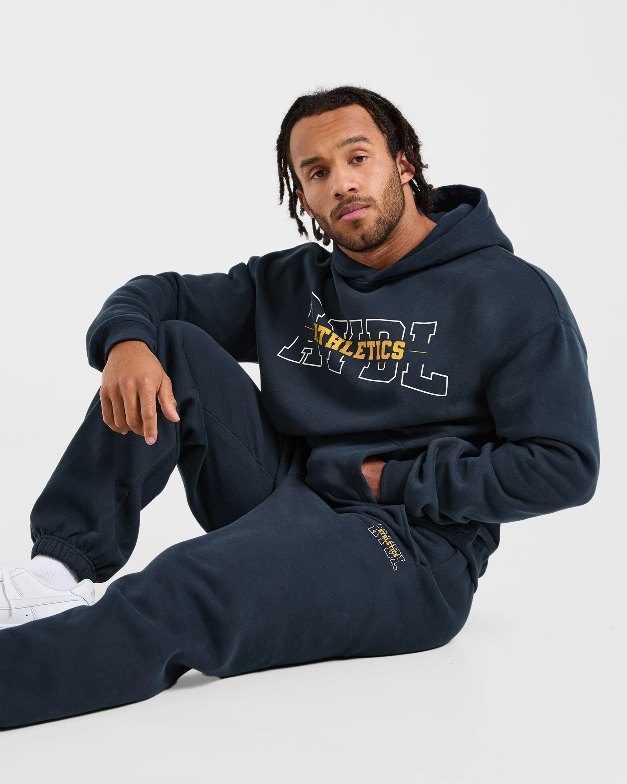 Athletics Oversized Joggers - Navy - Image 7