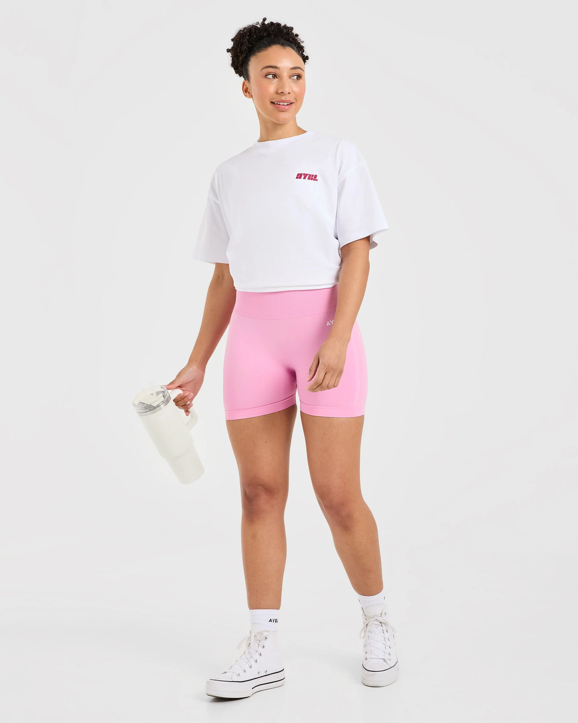 Athletics Retro Oversized T Shirt - White - Image 8