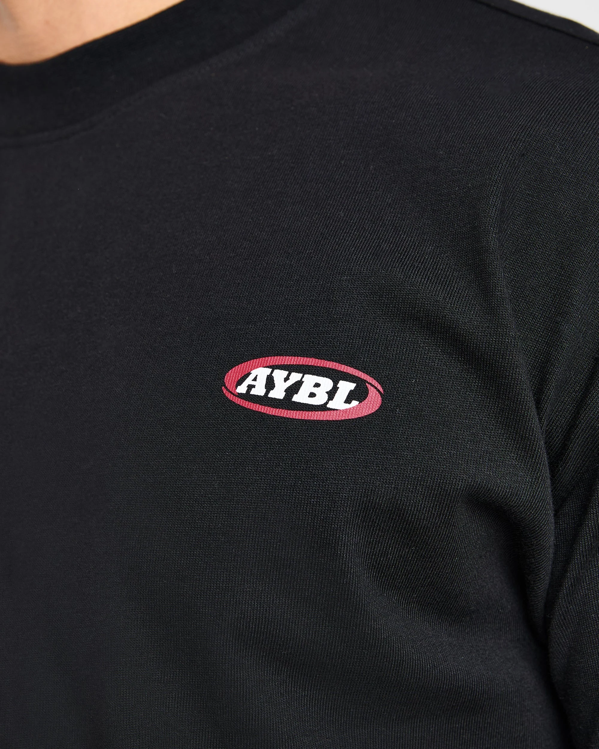 Athletics Script Oversized T Shirt - Black - Image 6