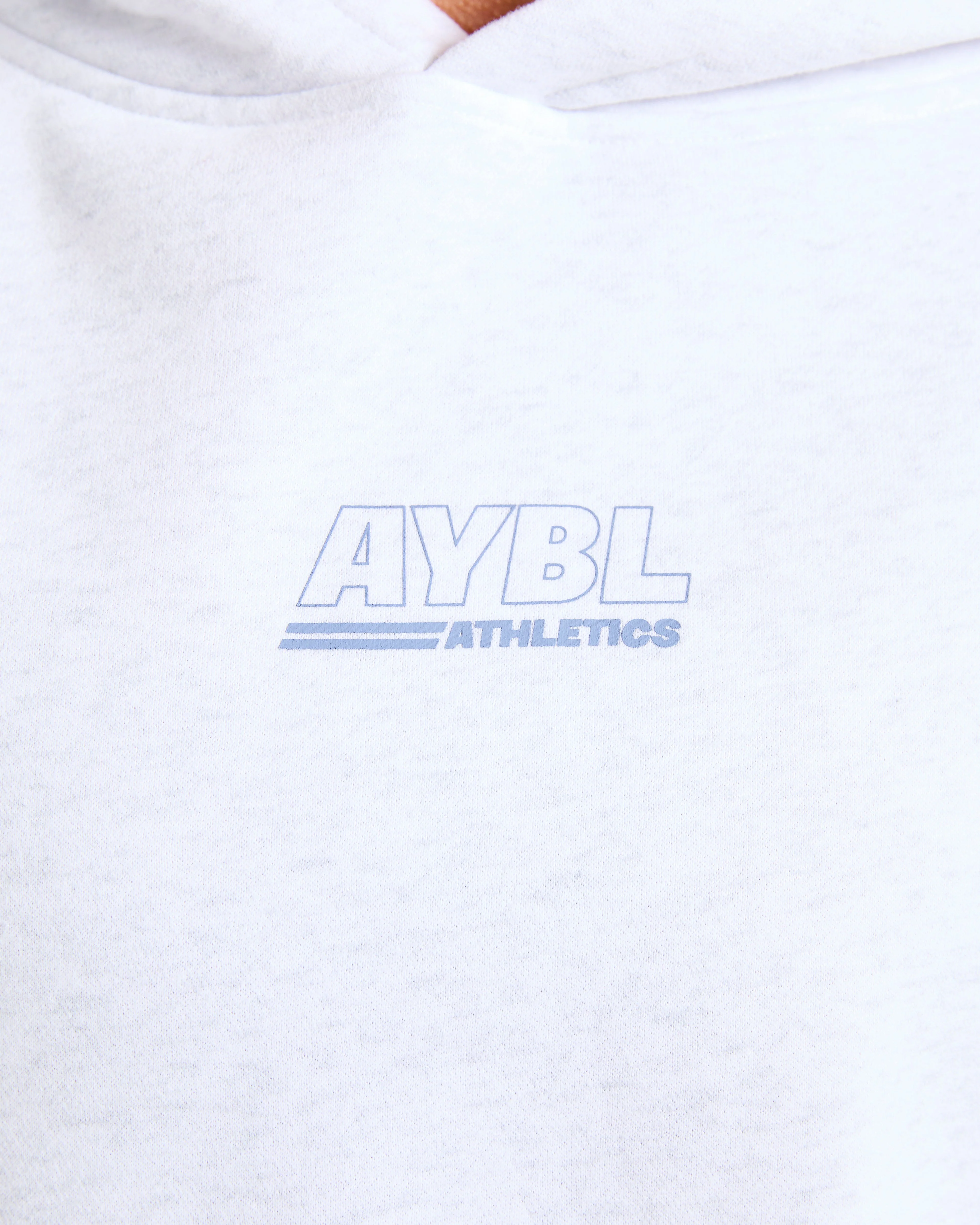 Athletics Track Oversized Hoodie - Heather Grey/Slate Blue - Image 5