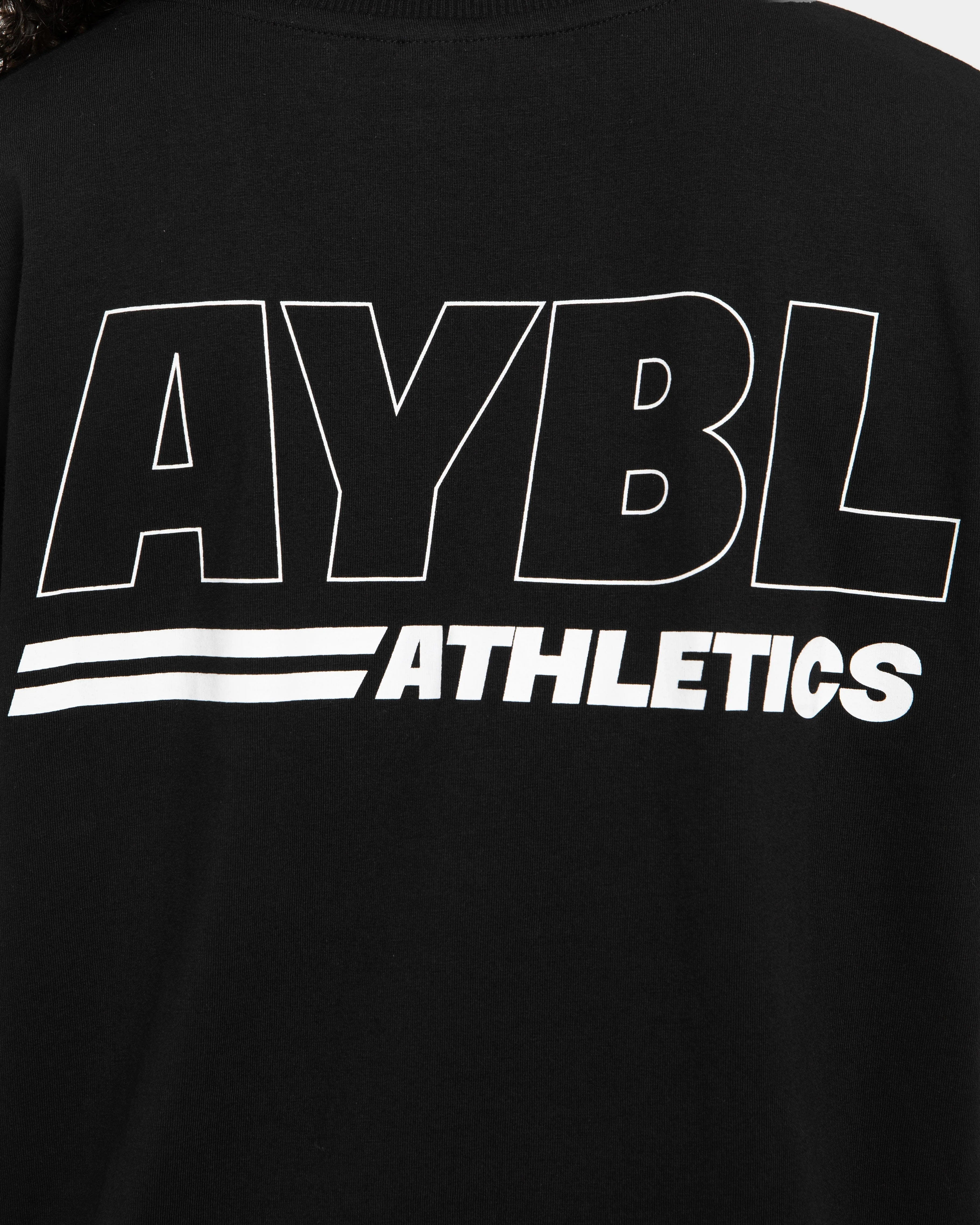 Athletics Track Oversized T Shirt - Black/White - Image 6