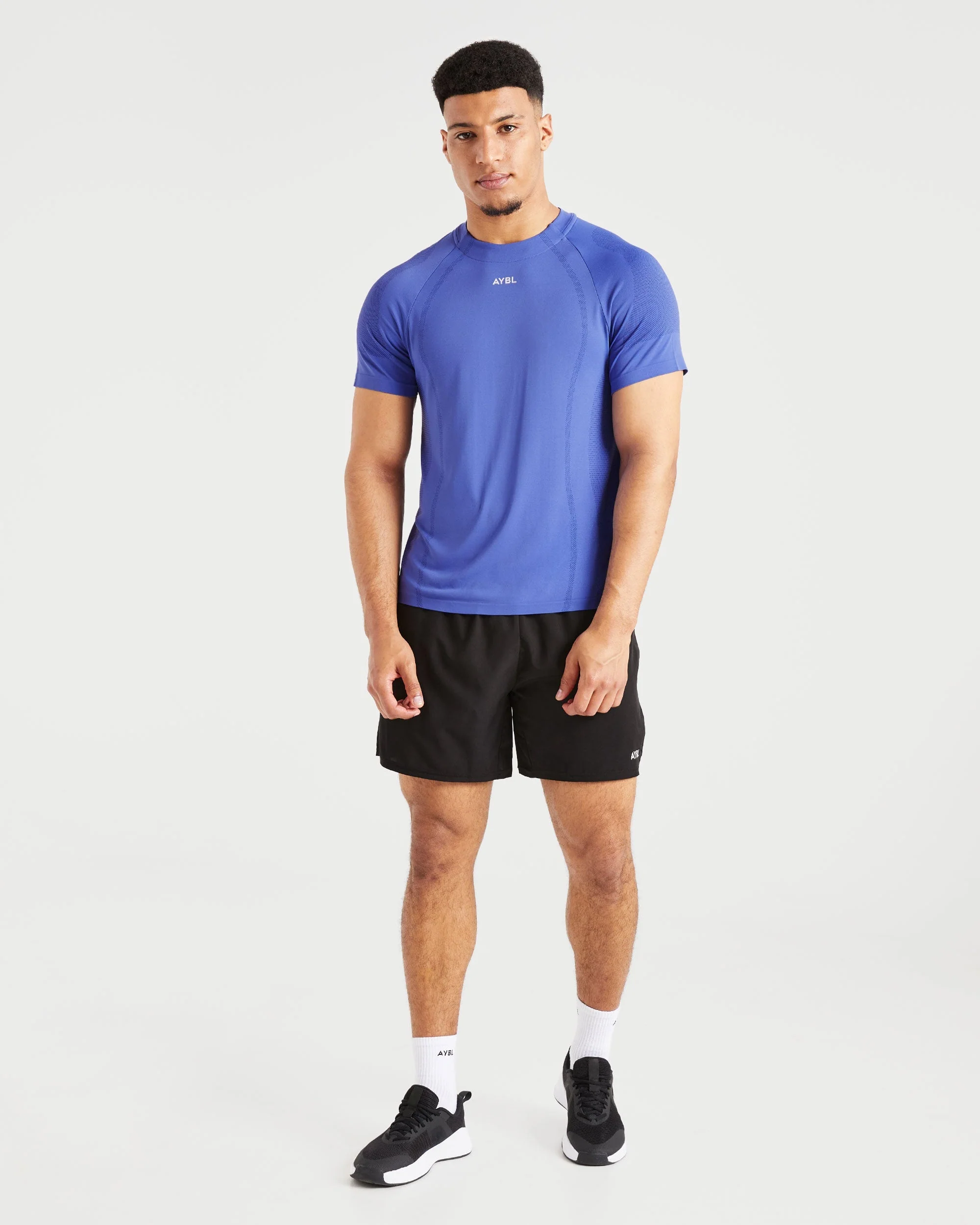 Attain Seamless T Shirt - Indigo Mist - Image 3