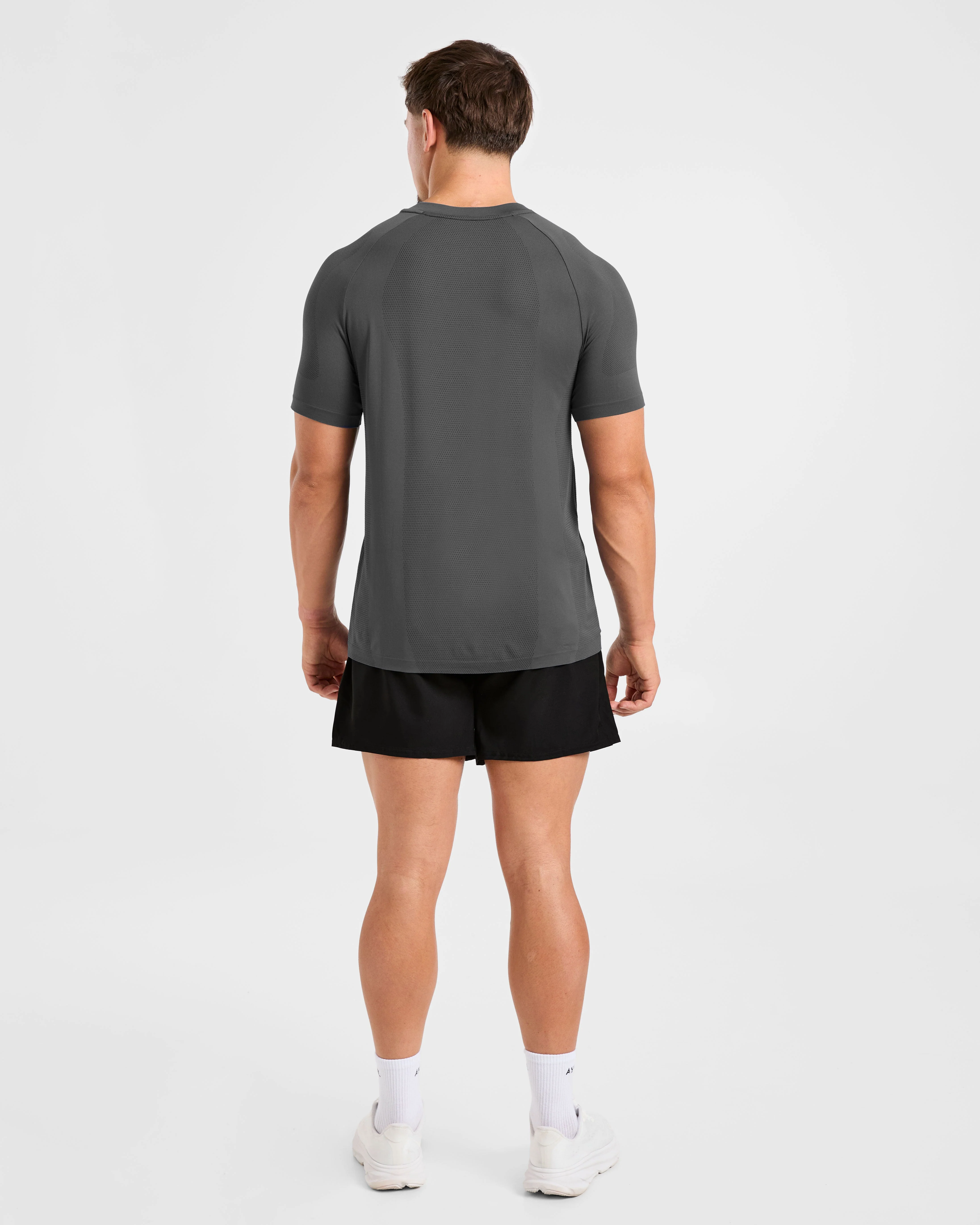 Attain Seamless T Shirt - Storm Grey - Image 4