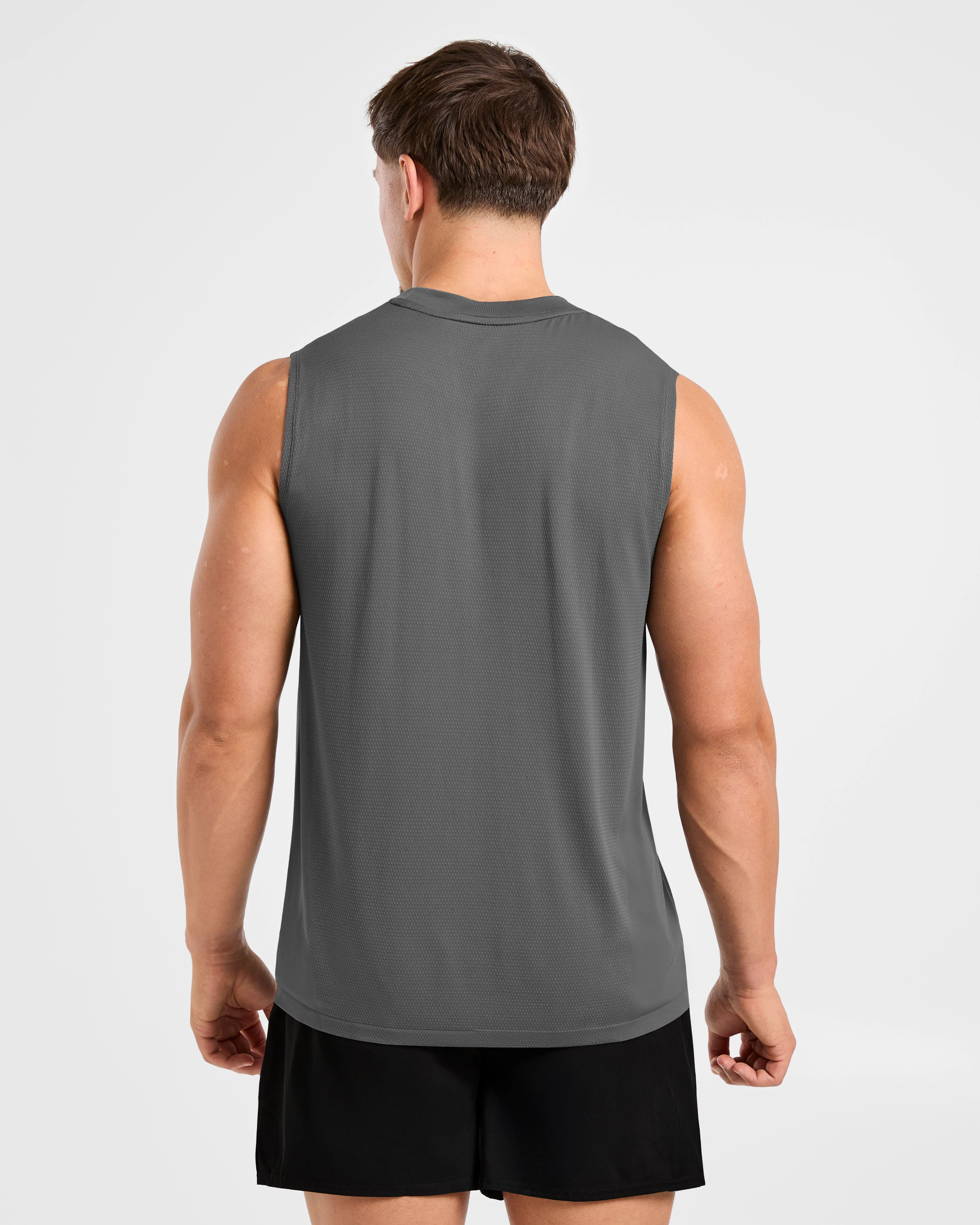 Attain Seamless Vest - Storm Grey - Image 2