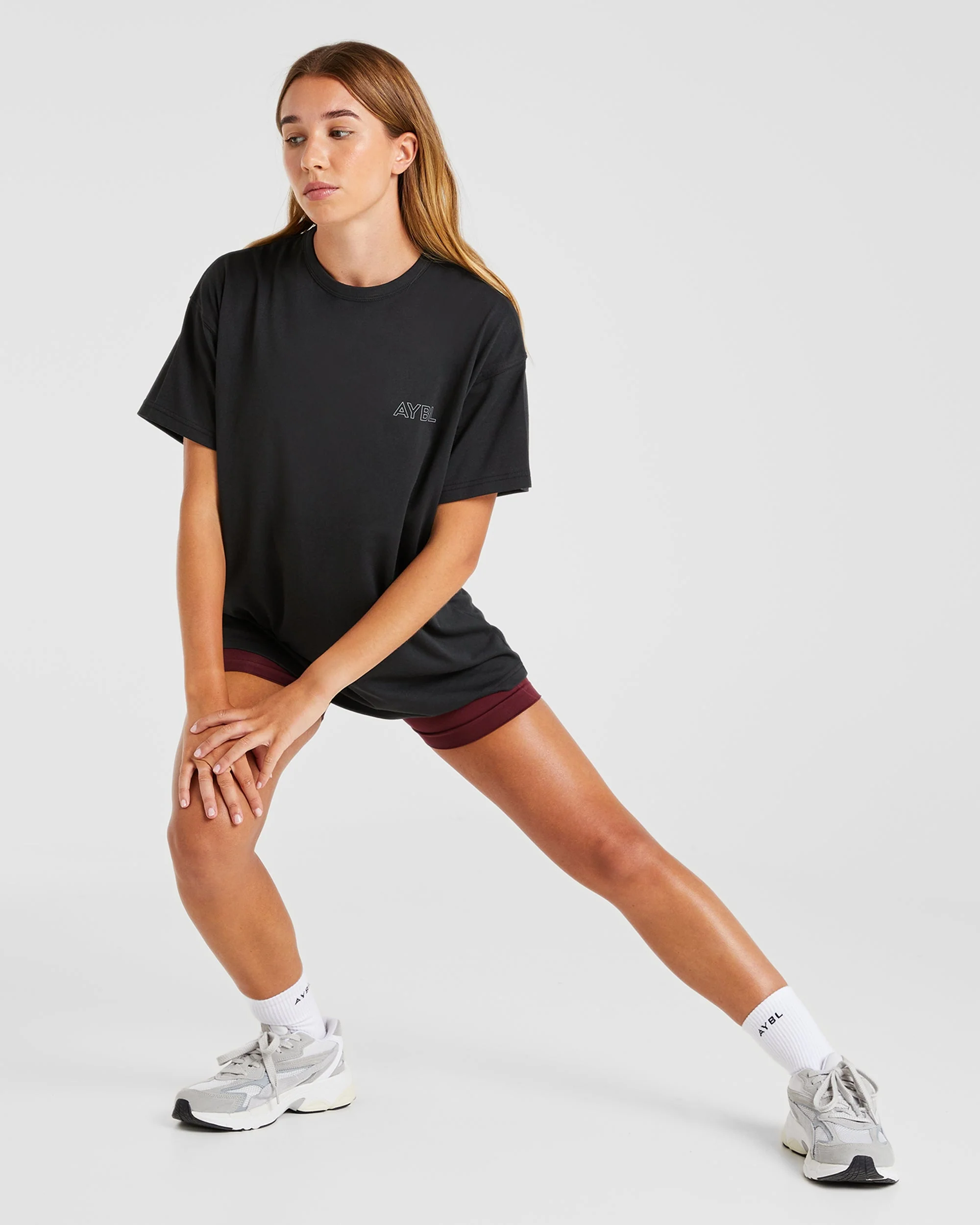 AYBL Athletics Oversized T Shirt - Black - Image 8