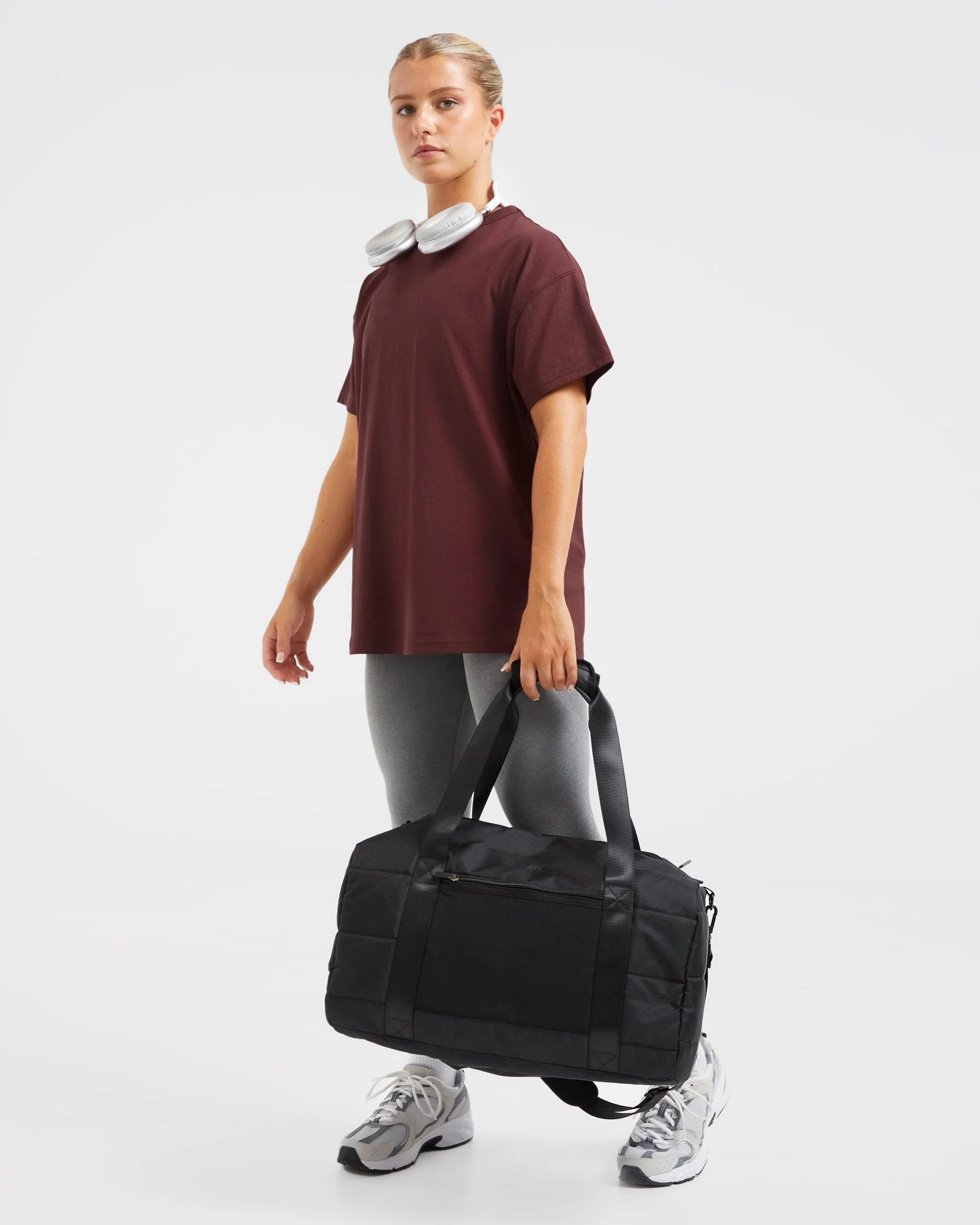 AYBL Athletics Oversized T Shirt - Burgundy - Image 7