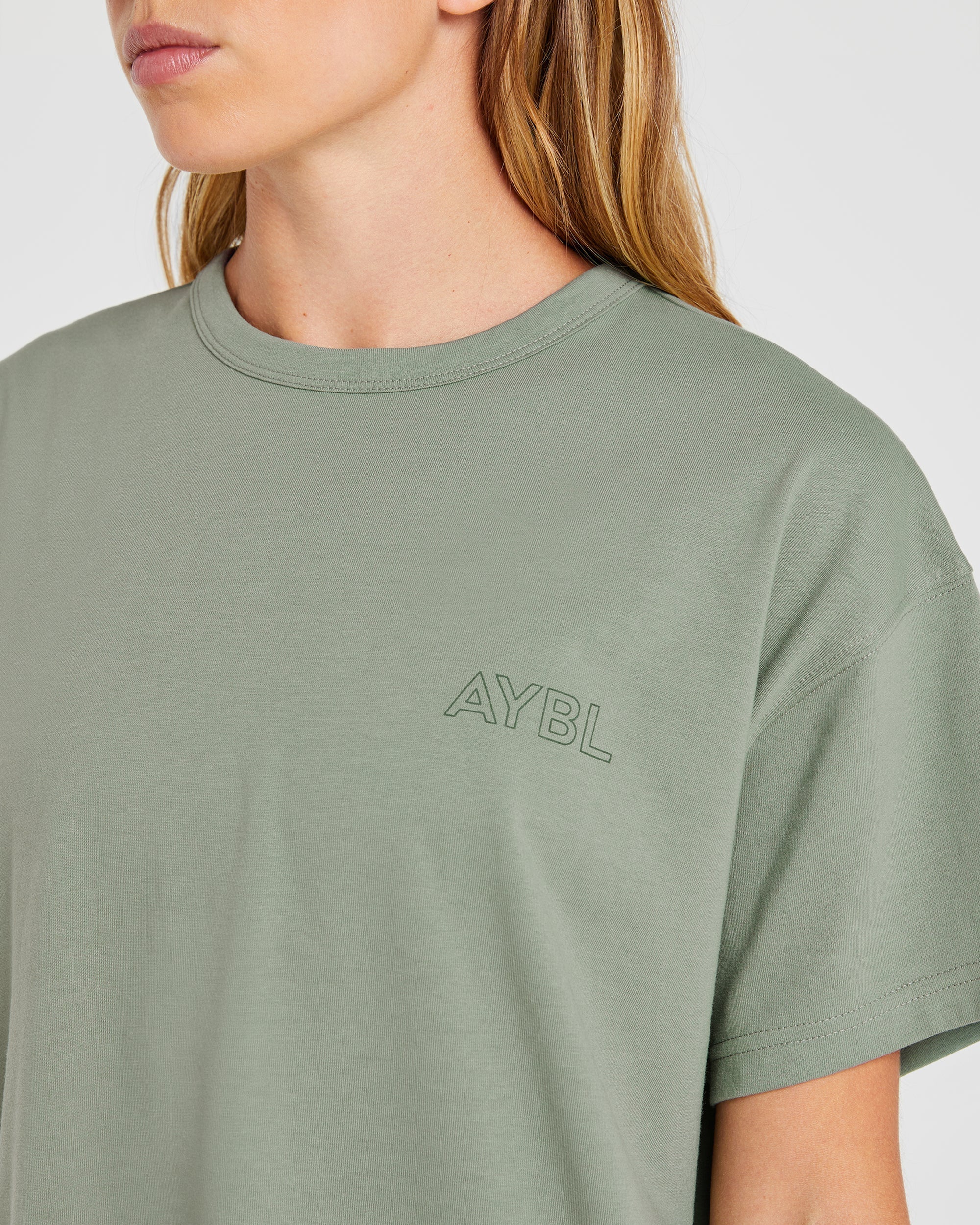 AYBL Athletics Oversized T Shirt - Green - Image 6